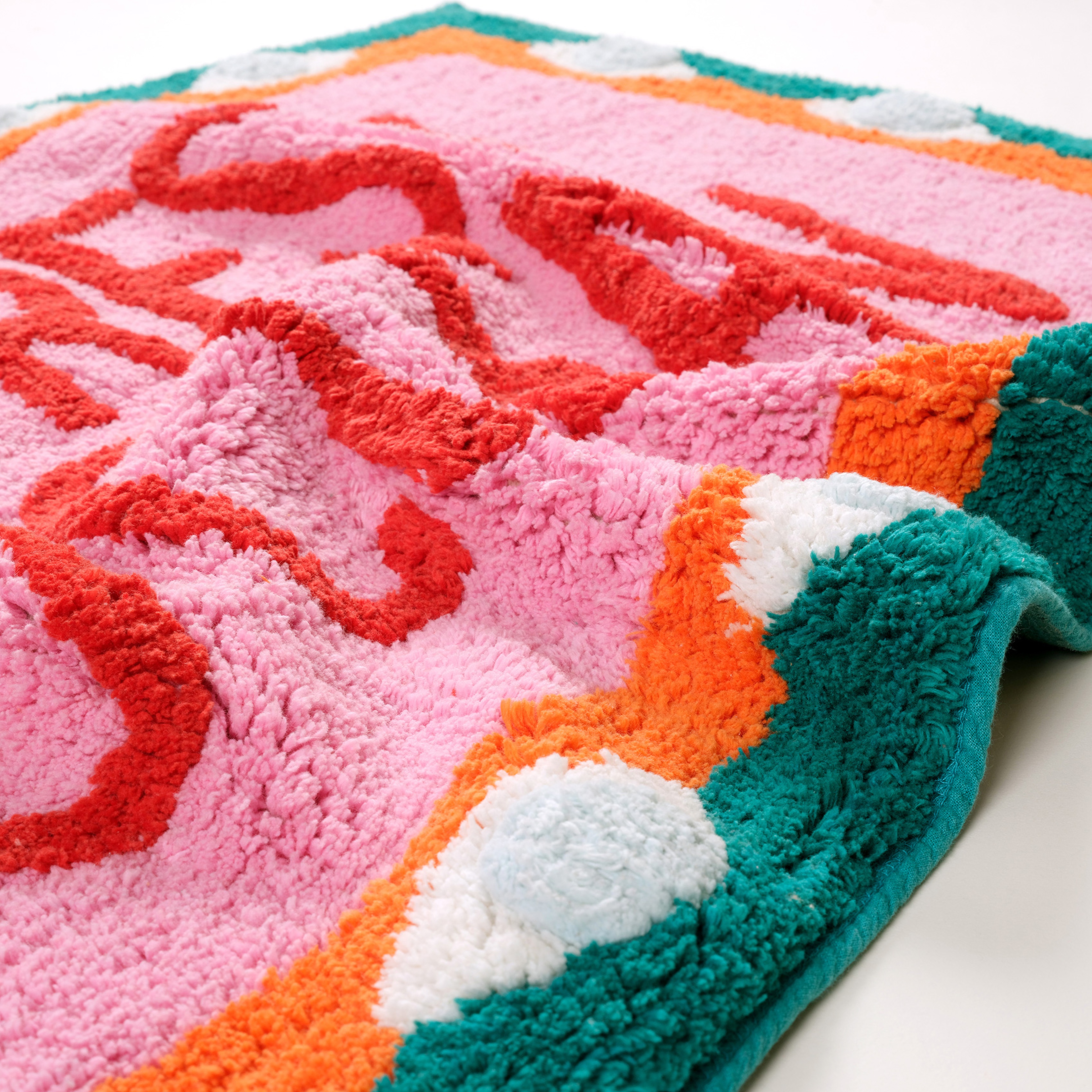 Punjab Pamuk %100 Pamuk Banyo Paspası 60x90 Cm Renkli