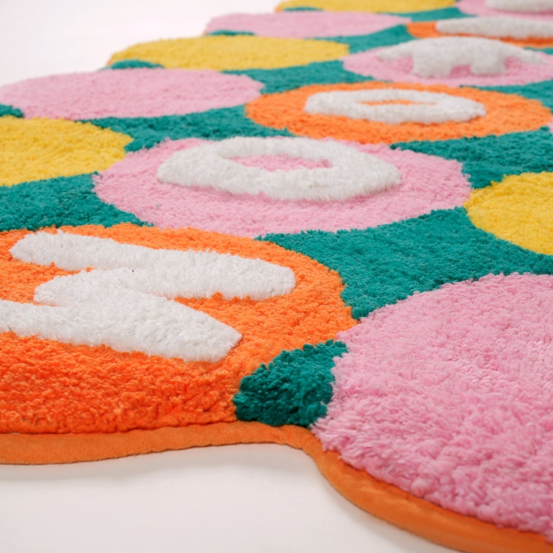 Punjab Pamuk %100 Pamuk Banyo Paspası 55x120 Cm Renkli