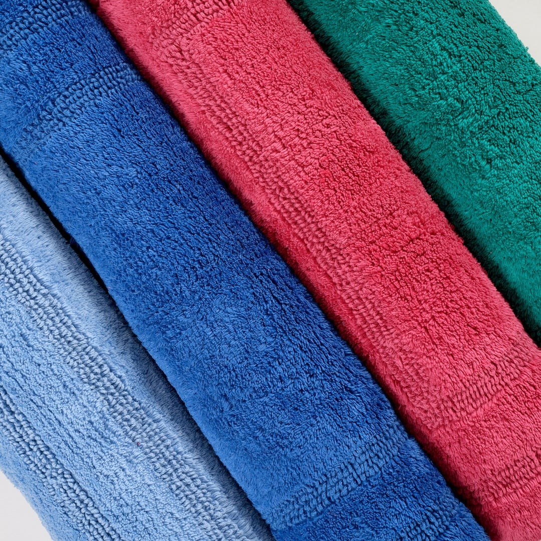 Solıd Çift Taraflı Pamuk %100 Pamuk Banyo Paspası 70x120 Cm Koyu Yeşil