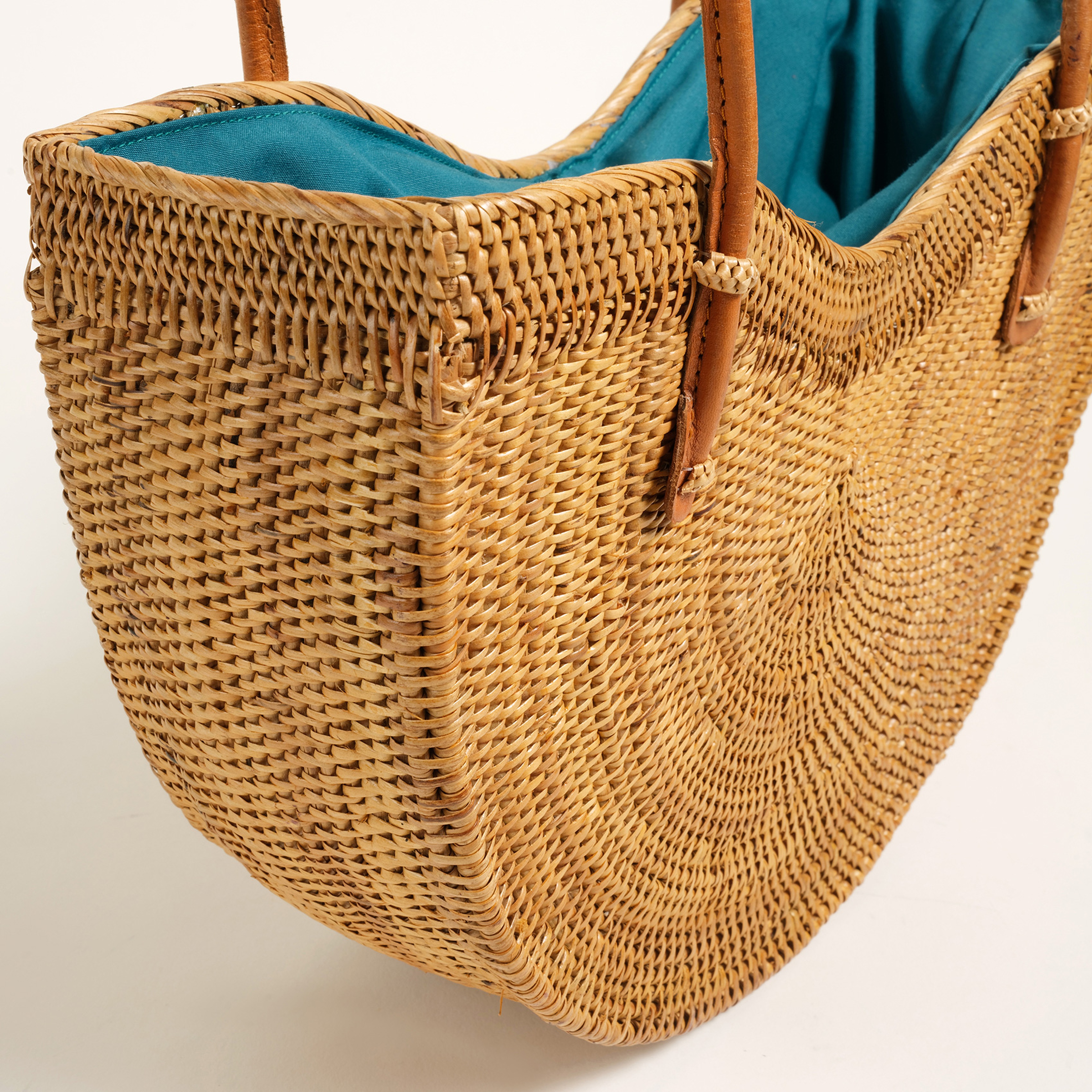 Flores Saz Bitkisi Çanta 32x20x11 Cm Natural