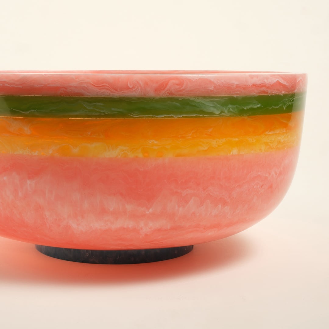 Tanda Reçine Kase 25x25x12 Cm Renkli