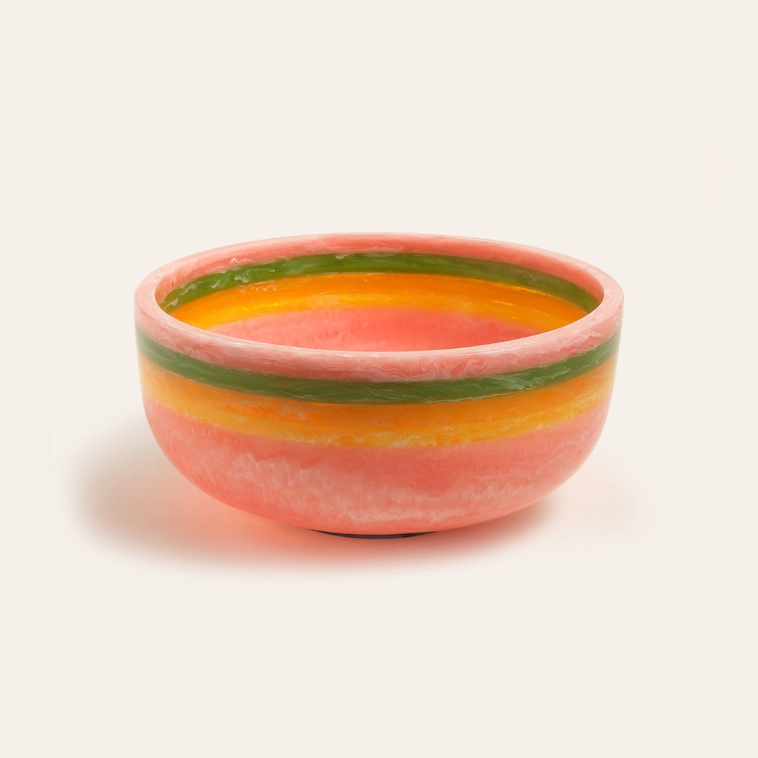 Tanda Reçine Kase 25x25x12 Cm Renkli