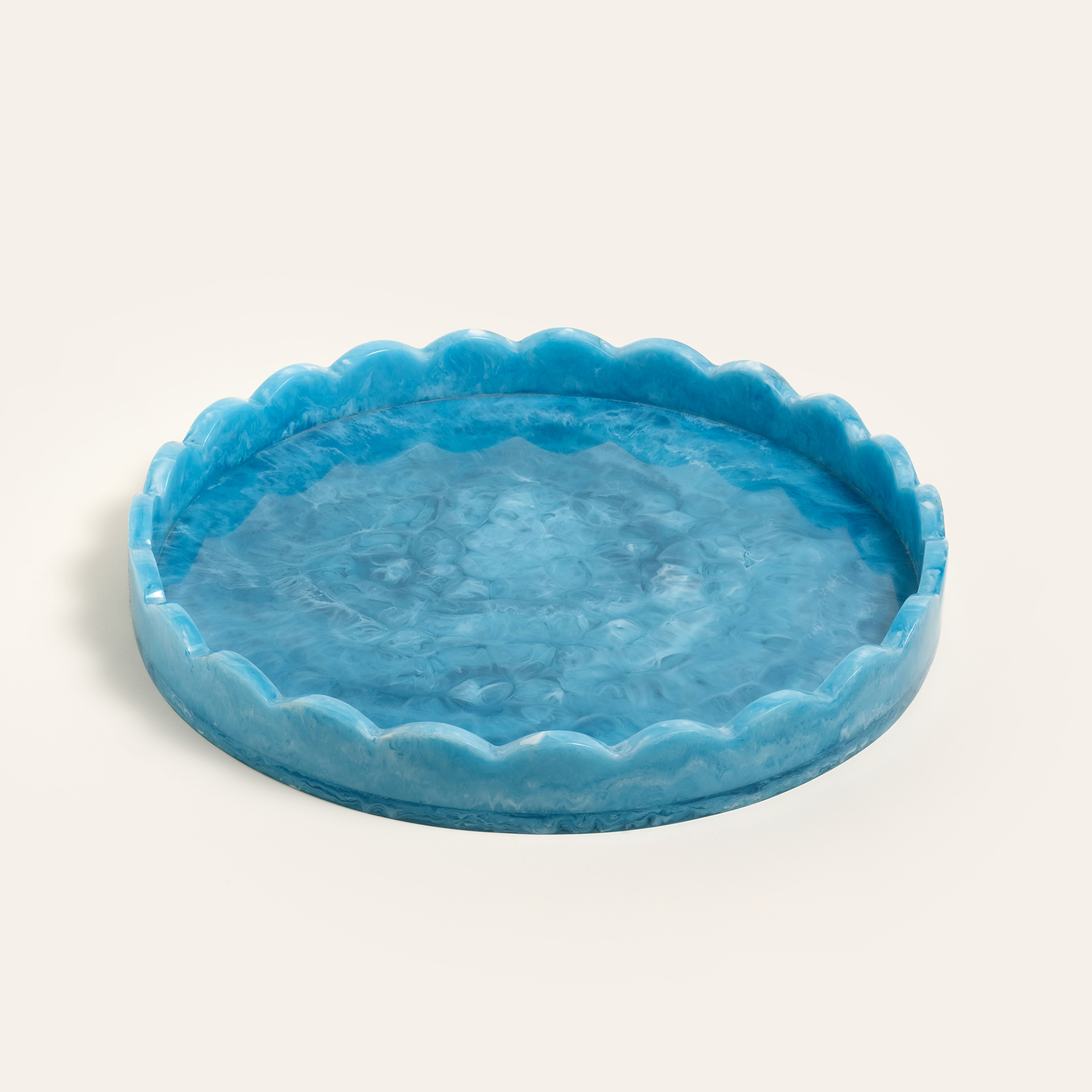Tanda Reçine Tepsi 36x36x4 Cm Mavi 8684464027951 | Zsa Zsa Zsu