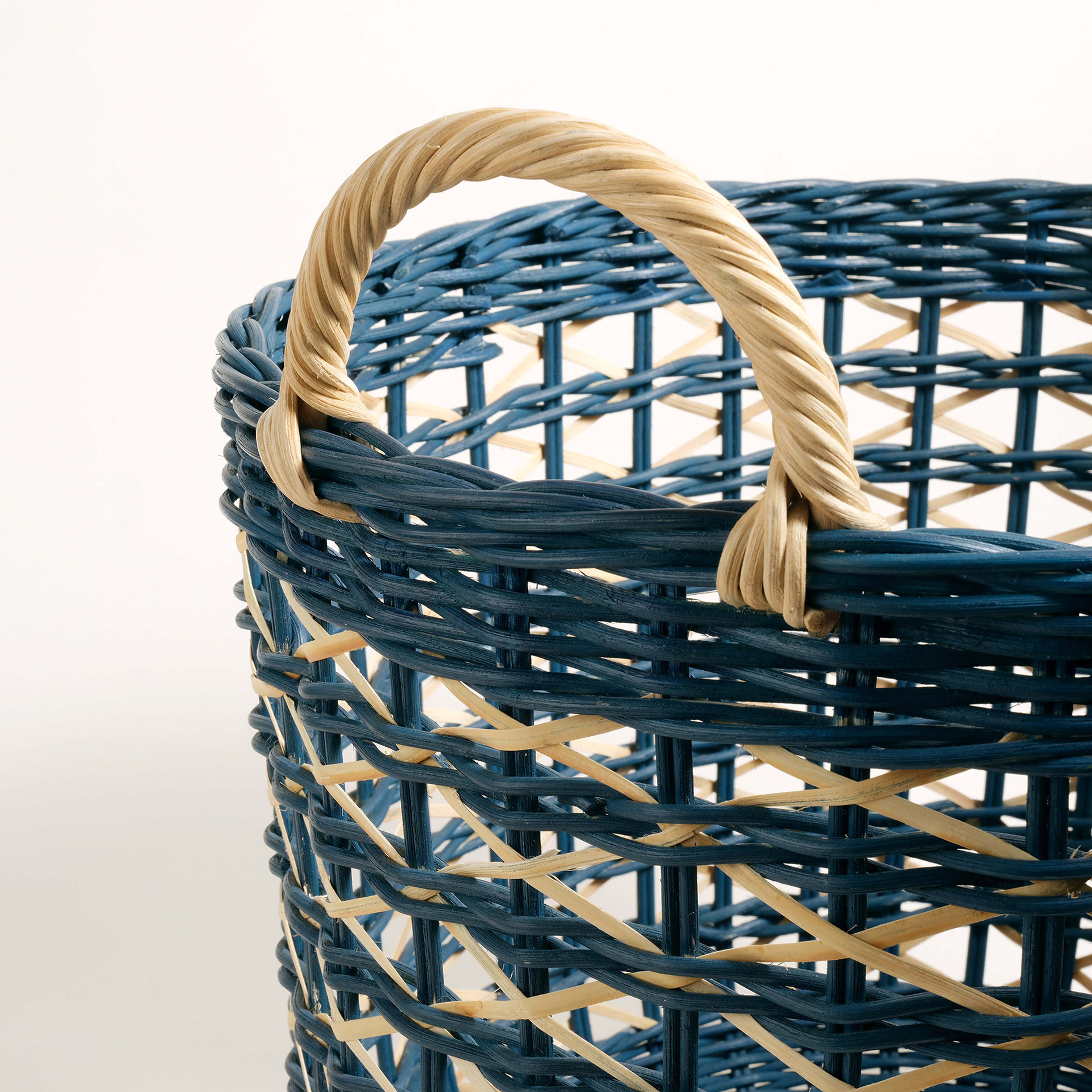 Java Rattan Sepet 45 Cm Lacivert