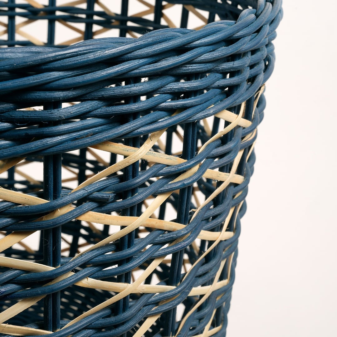 Java Rattan Sepet 45 Cm Lacivert