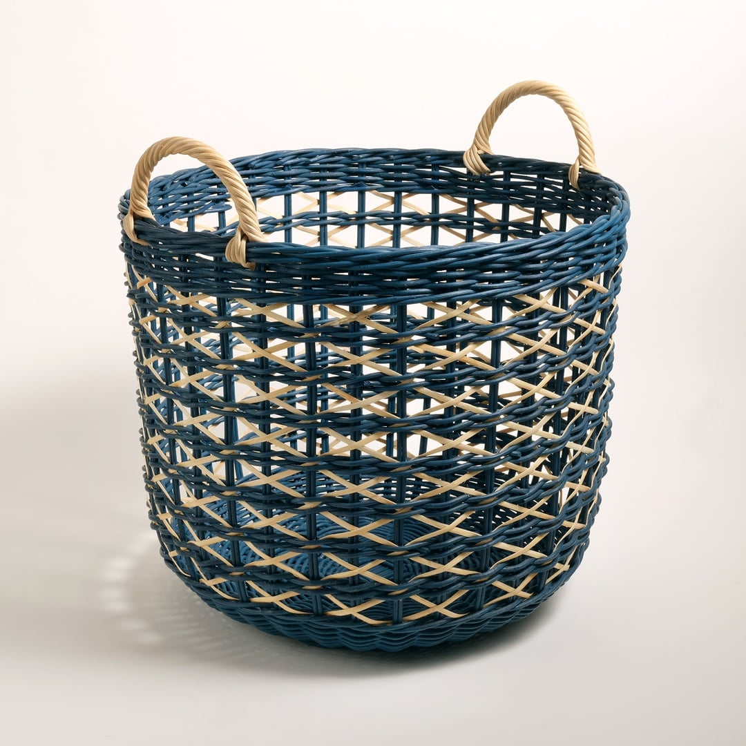 Java Rattan Sepet 45 Cm Lacivert