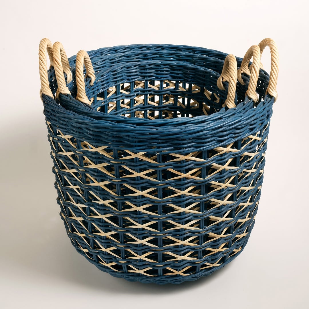 Java Rattan Sepet 45 Cm Lacivert