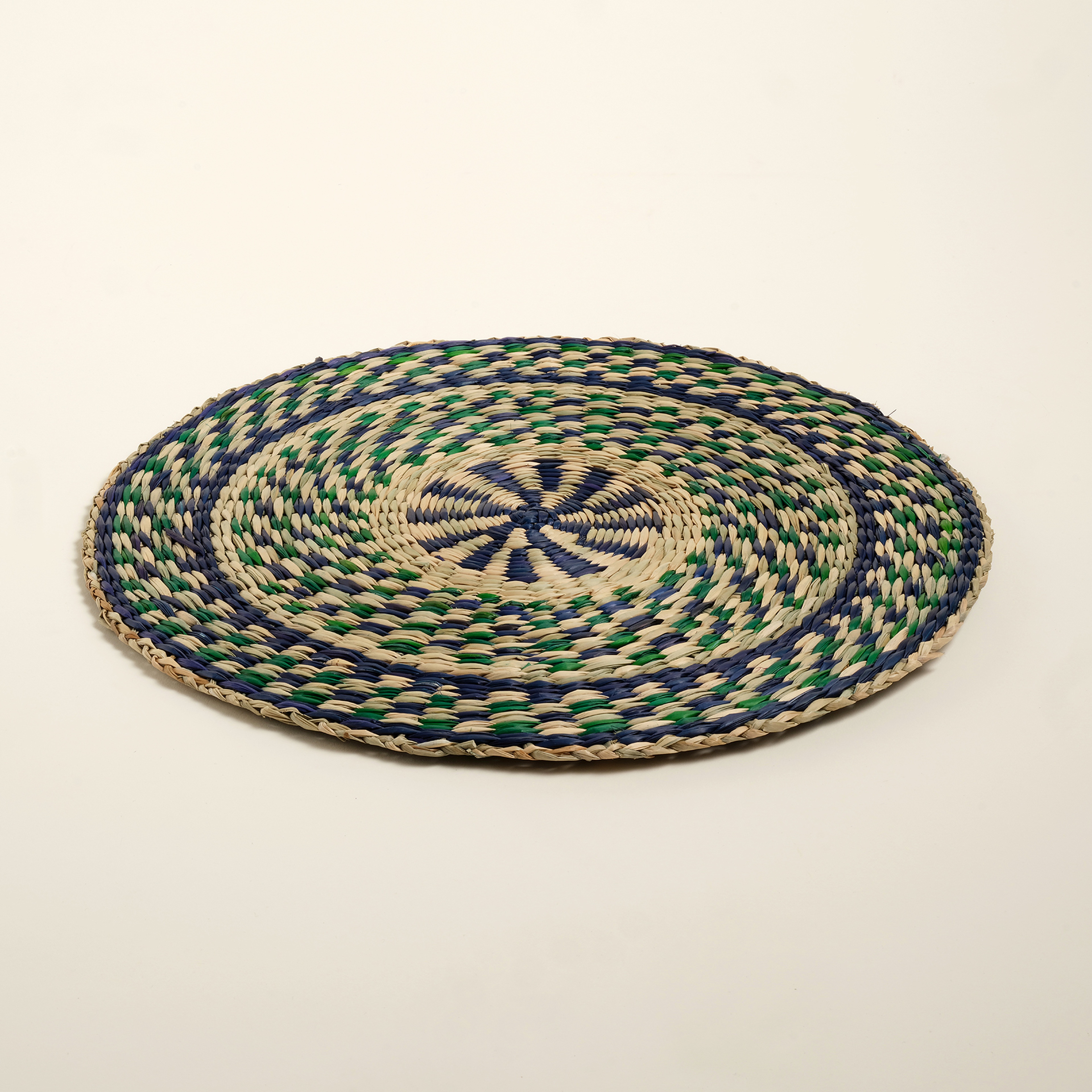 Tam Dao Deniz Çayırı Amerikan Servis 38 Cm Lacıvert - Yeşil