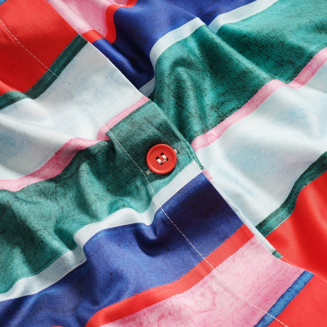 Lahor 300 Tc Çift Kişilik Pamuk Saten Nevresim Seti 200x220 Cm Renkli