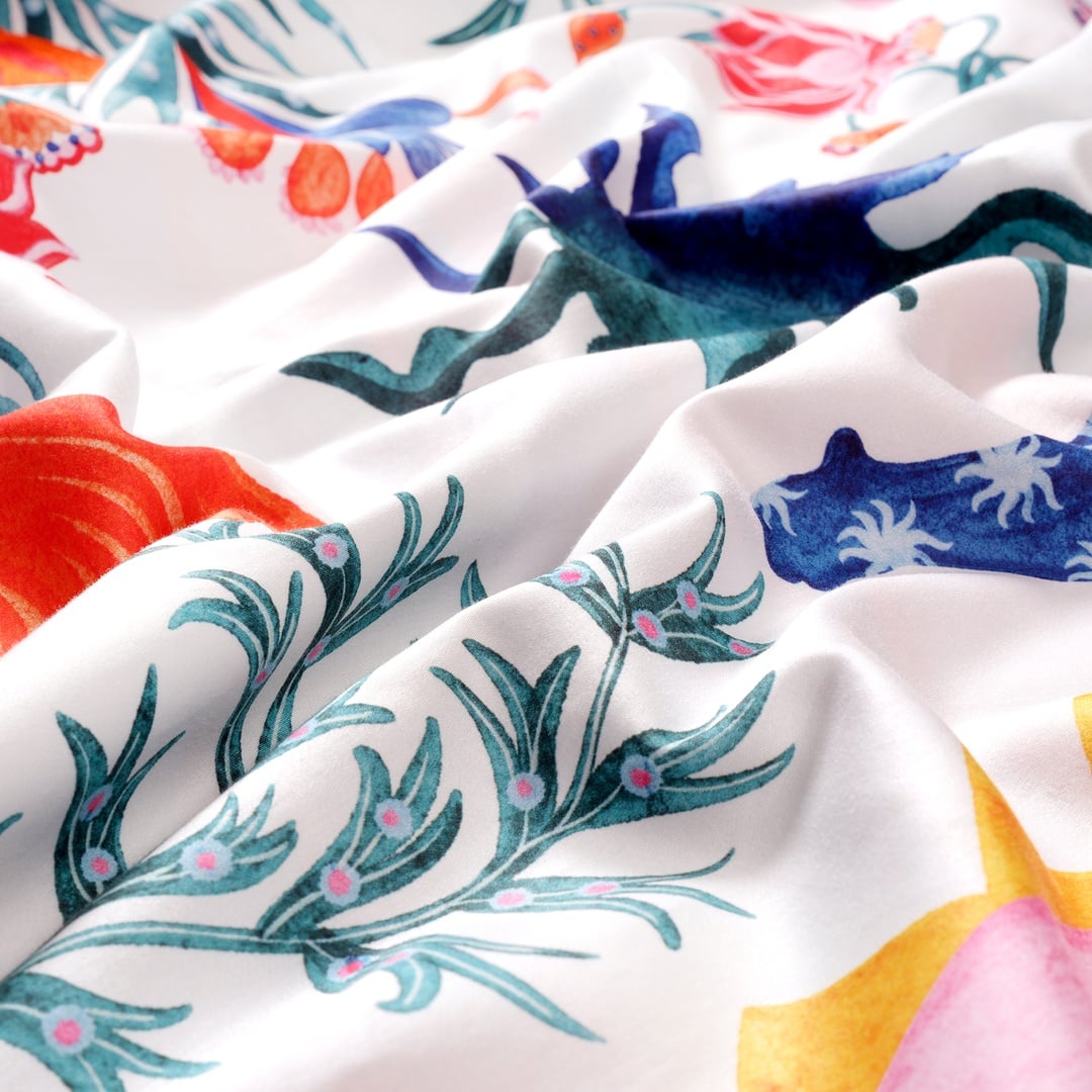 Lahor 300 Tc E.kıng Sıze Pamuk Saten Nevresim Seti 260x220 Cm Renkli