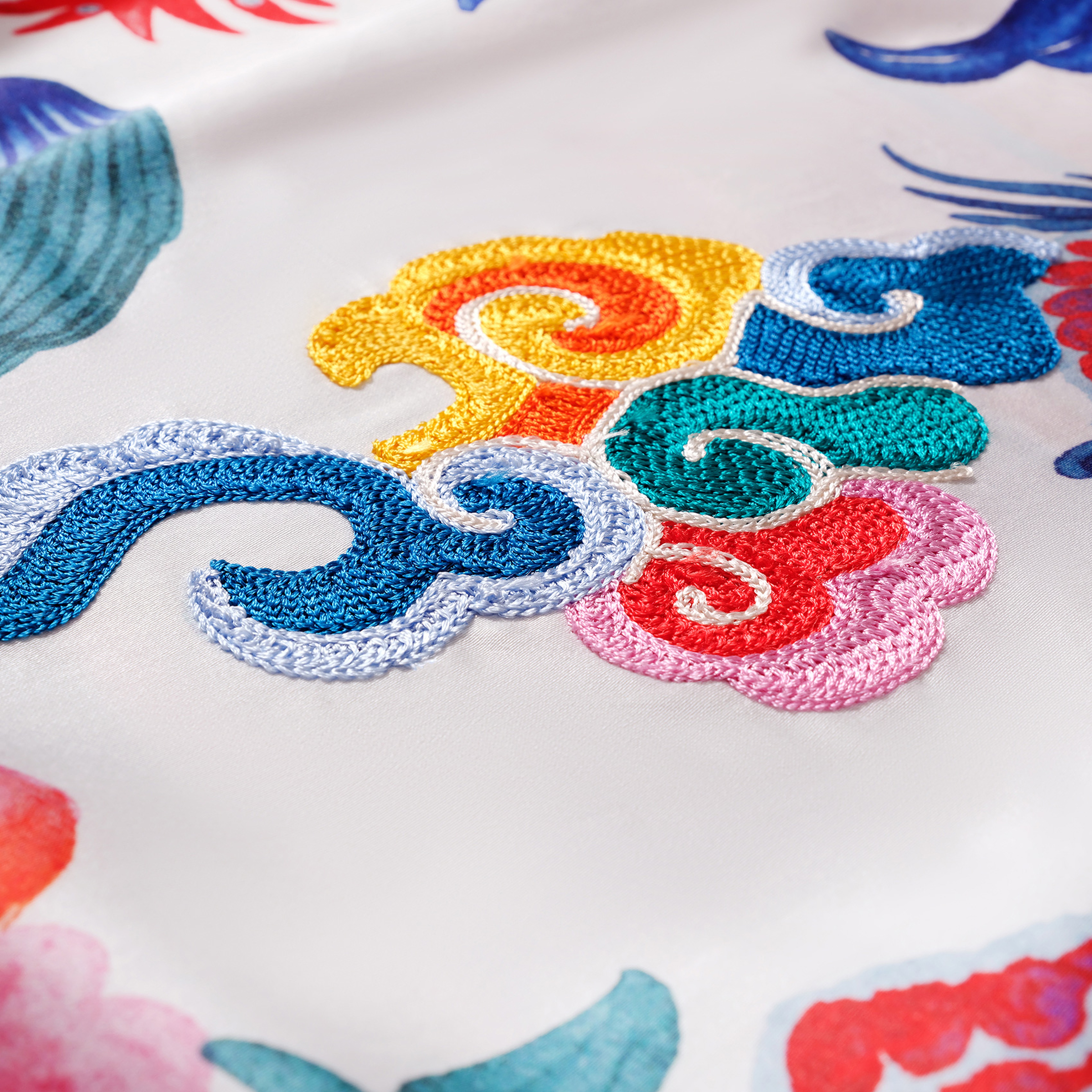 Lahor 300 Tc E.kıng Sıze Pamuk Saten Nevresim Seti 260x220 Cm Renkli