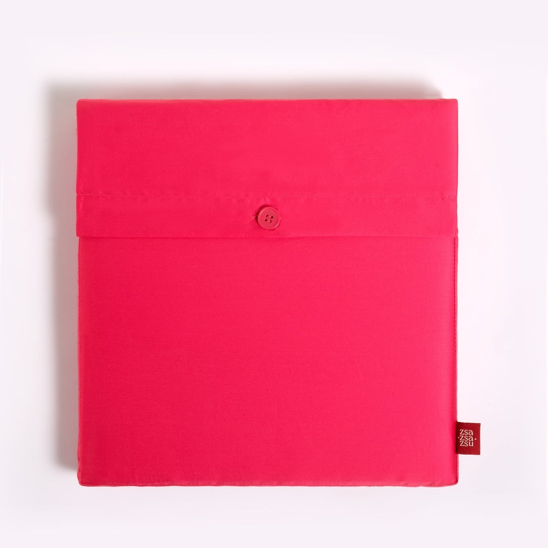 Solıd 300 Tc Tek Kişilik Pamuk %100 Pamuk Saten Nevresim Seti 160x220 Cm Fuşya