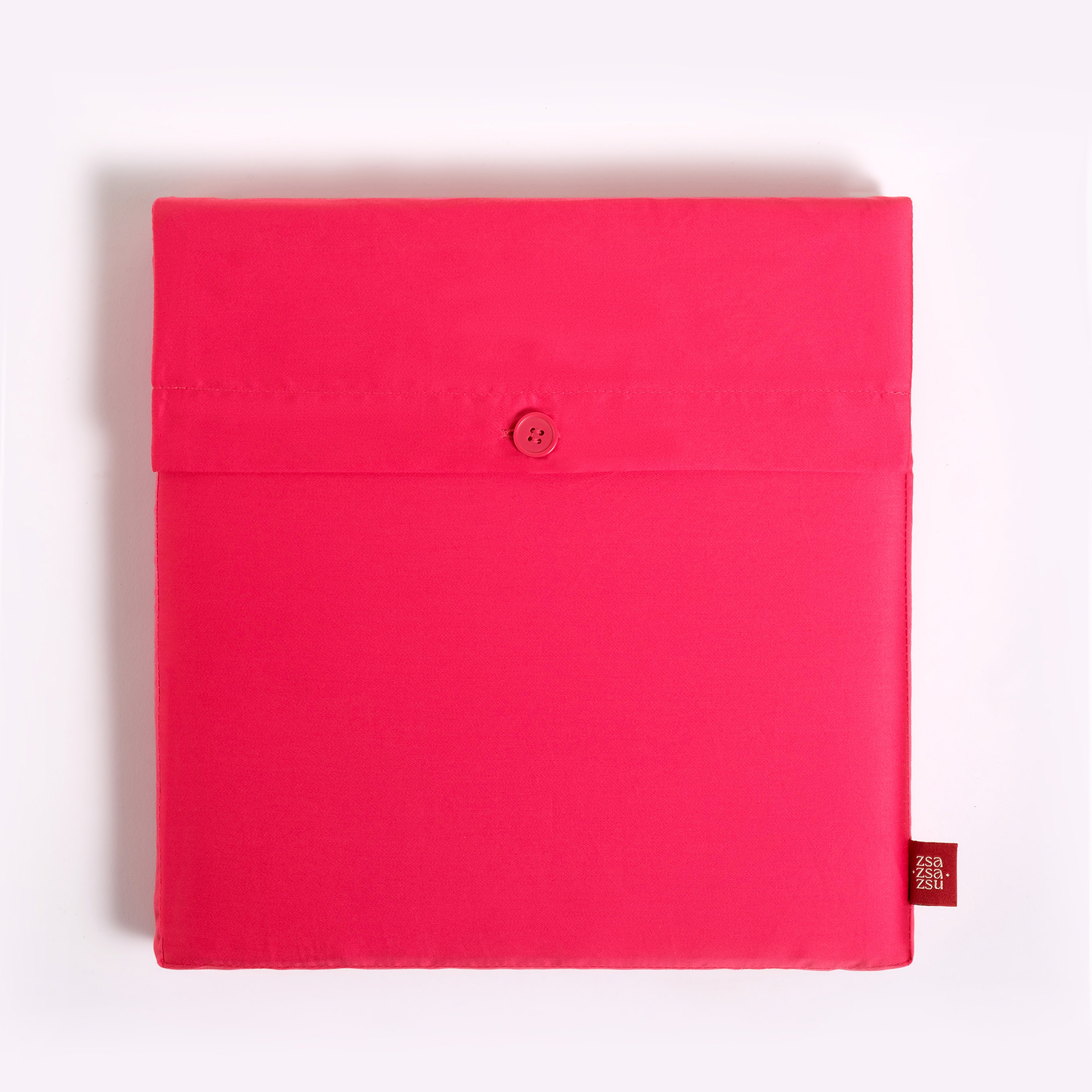 Solıd 300 Tc Queen Sıze Pamuk Saten %100 Pamuk Saten Lastikli Çarşaf 180x200 Cm Fuşya