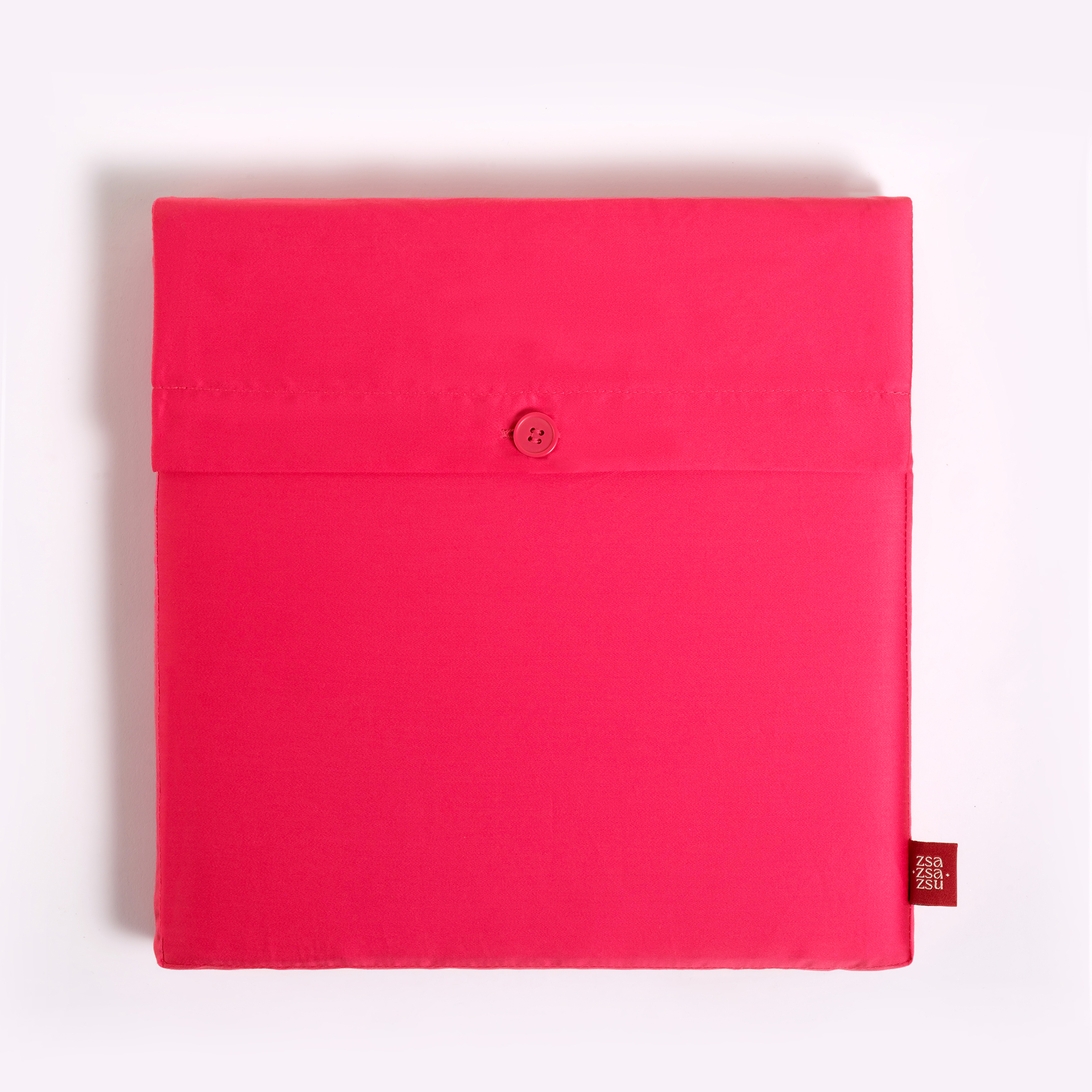 Solıd 300 Tc Çift Kişilik Pamuk Saten %100 Pamuk Saten Nevresim Seti 200x220 Cm Fuşya