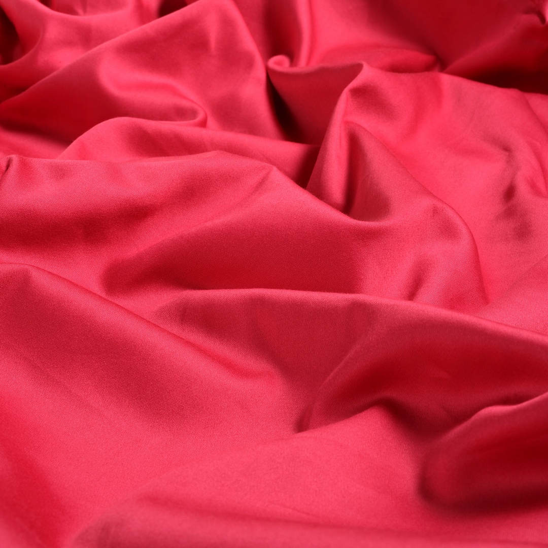 Solıd 300 Tc Tek Kişilik Pamuk Saten %100 Pamuk Saten Lastikli Çarşaf 100x200 Cm Fuşya