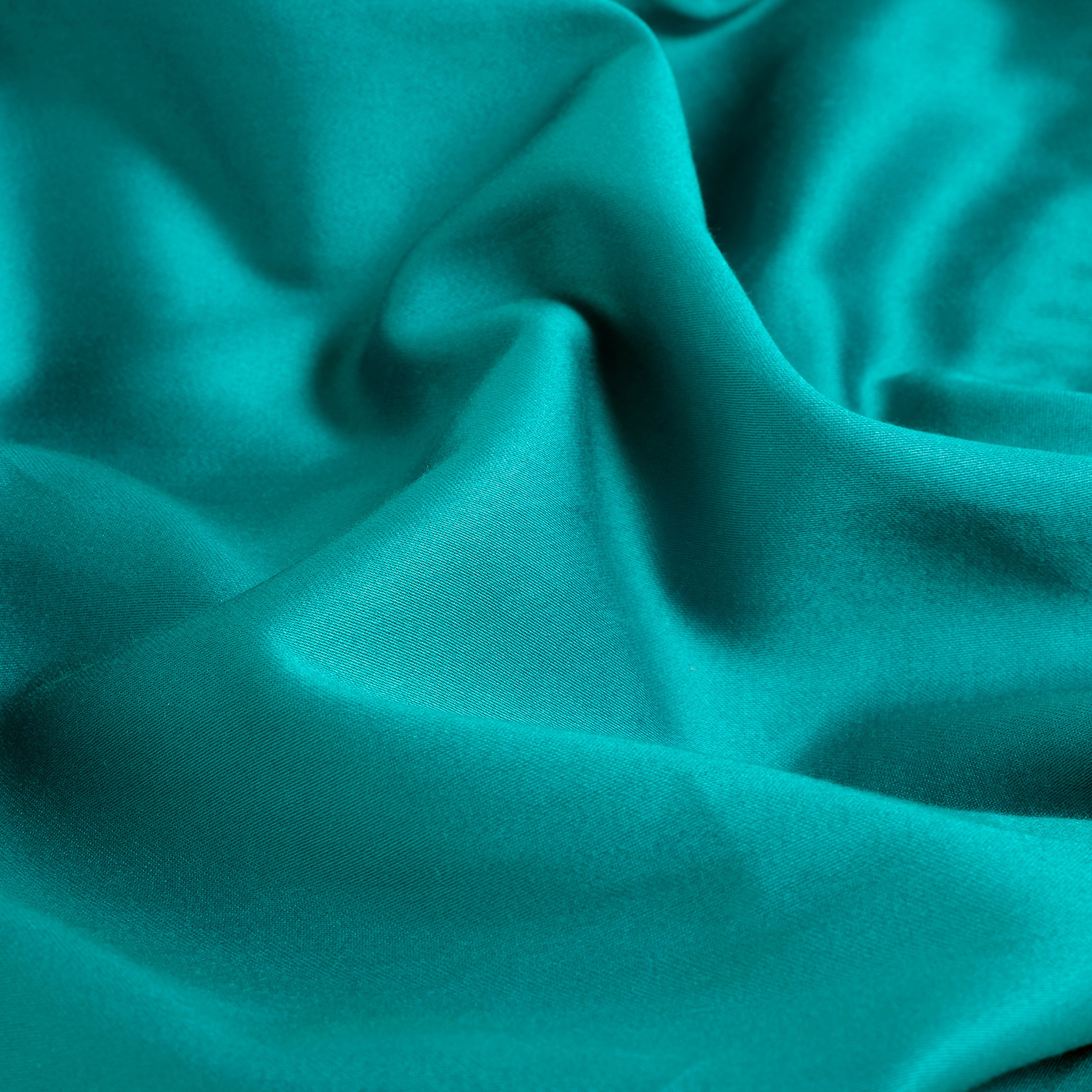 Solıd 300 Tc Kıng Sıze Pamuk Saten %100 Pamuk Saten Düz Çarşaf 260x280 Cm Koyu Yeşil