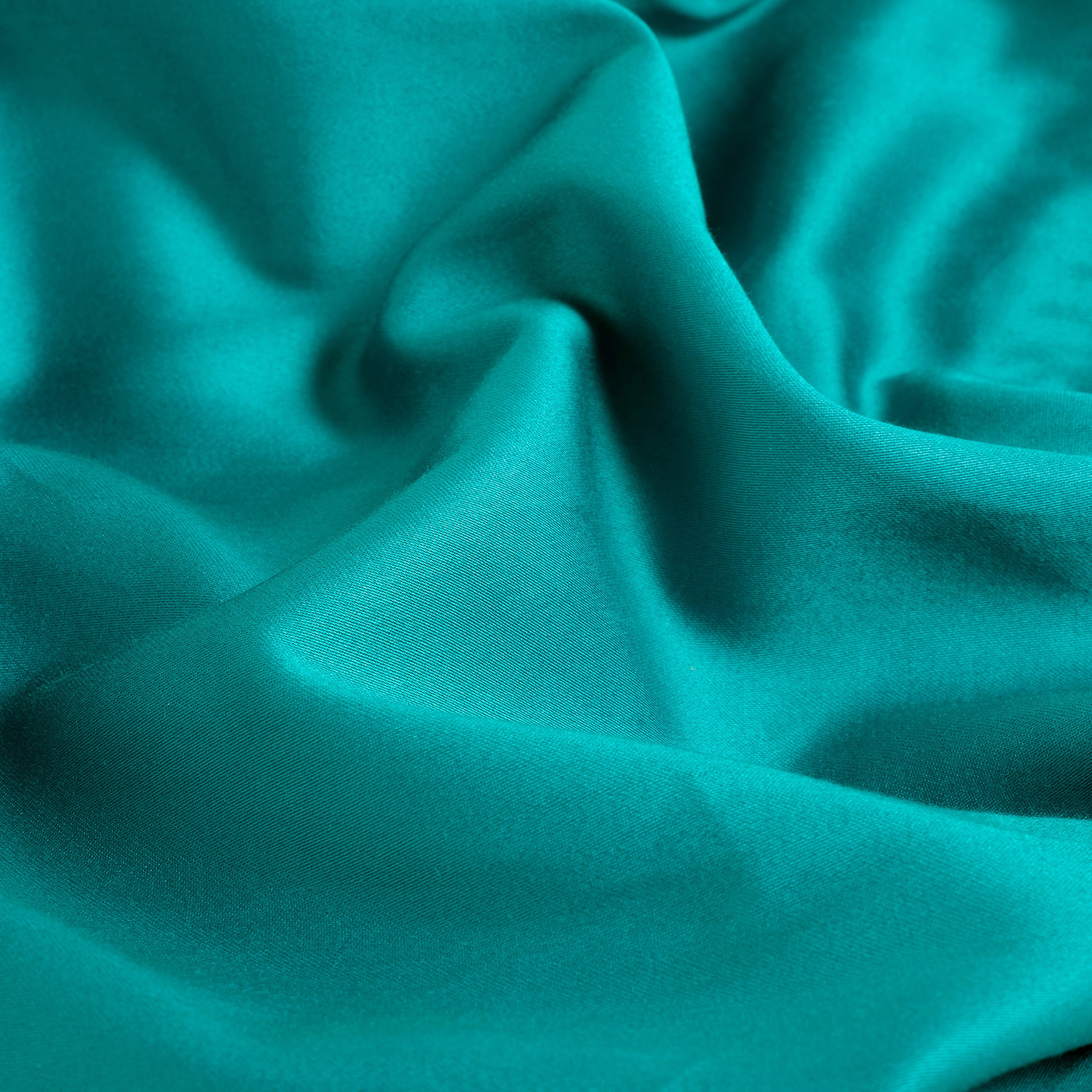 Solıd 300 Tc Tek Kişilik Pamuk Saten %100 Pamuk Saten Lastikli Çarşaf 100x200 Cm Koyu Yeşil