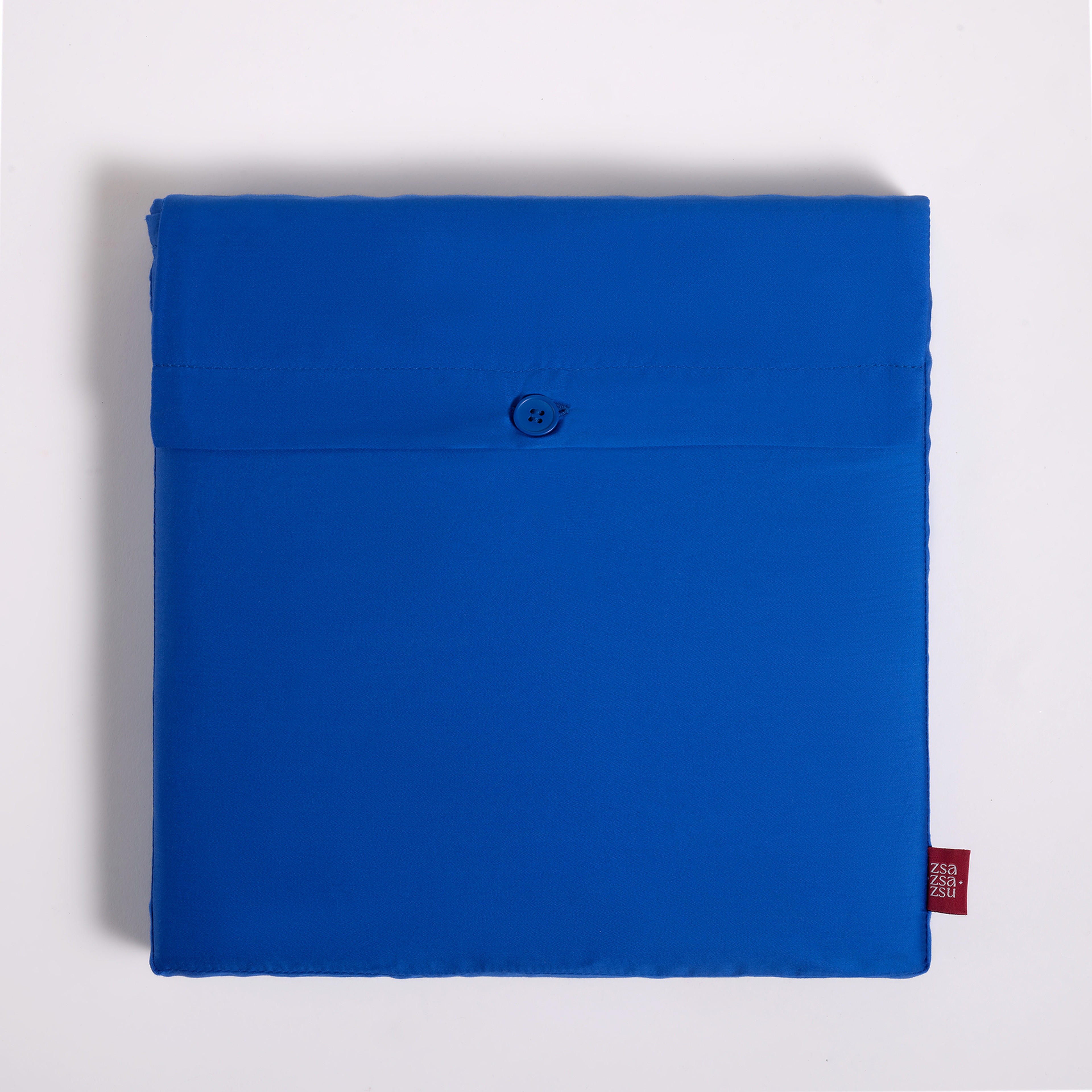 Solıd 300 Tc Çift Kişilik Pamuk Saten %100 Pamuk Saten Lastikli Çarşaf 160x200 Cm Koyu Mavi