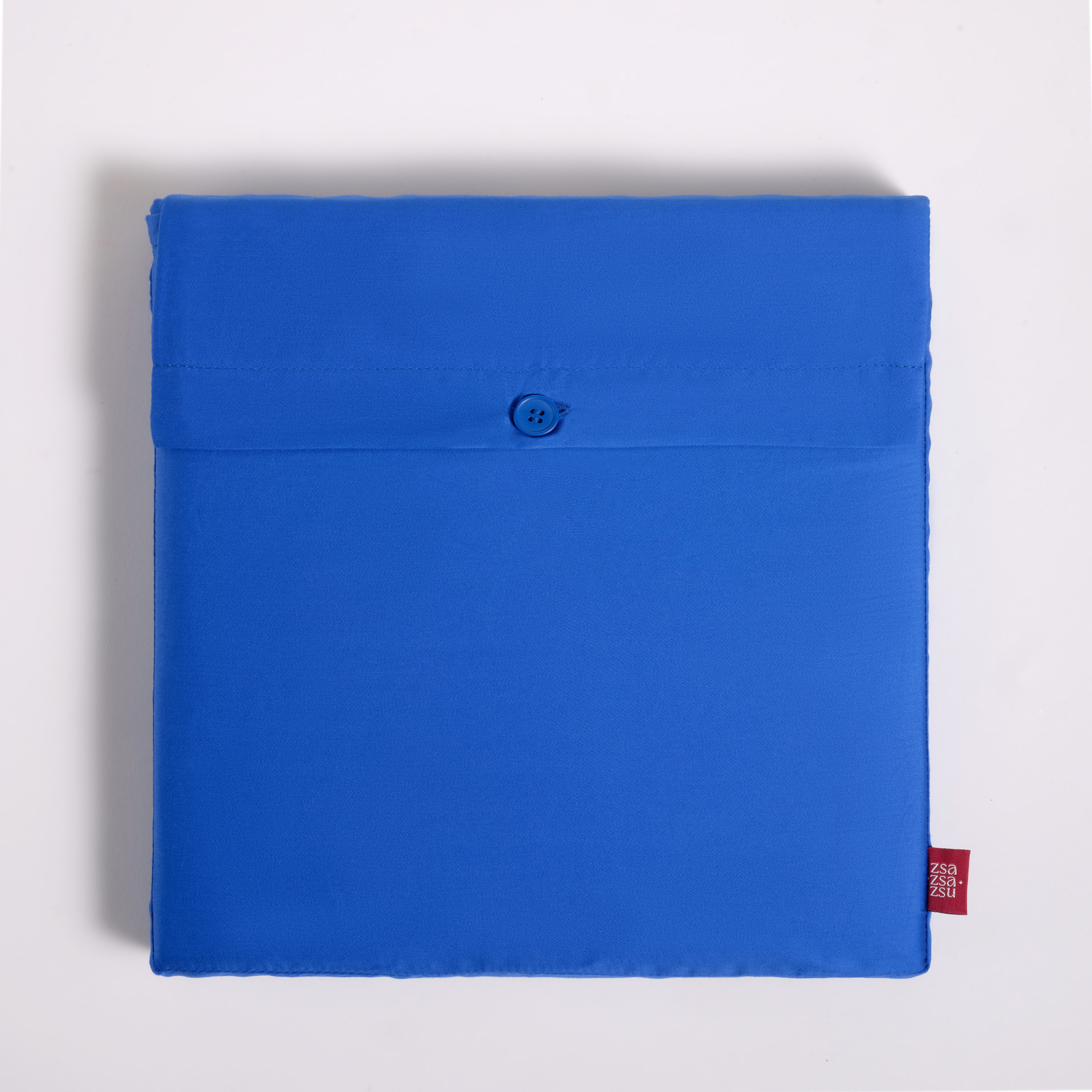 Solıd 300 Tc Kıng Sıze Pamuk %100 Pamuk Saten Nevresim Seti 240x220 Cm Koyu Mavi