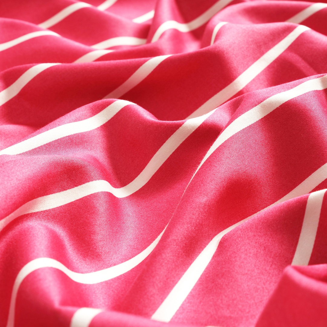 Solıd Fuşya Tek Kişilik Pamuk Saten Nevresim Seti