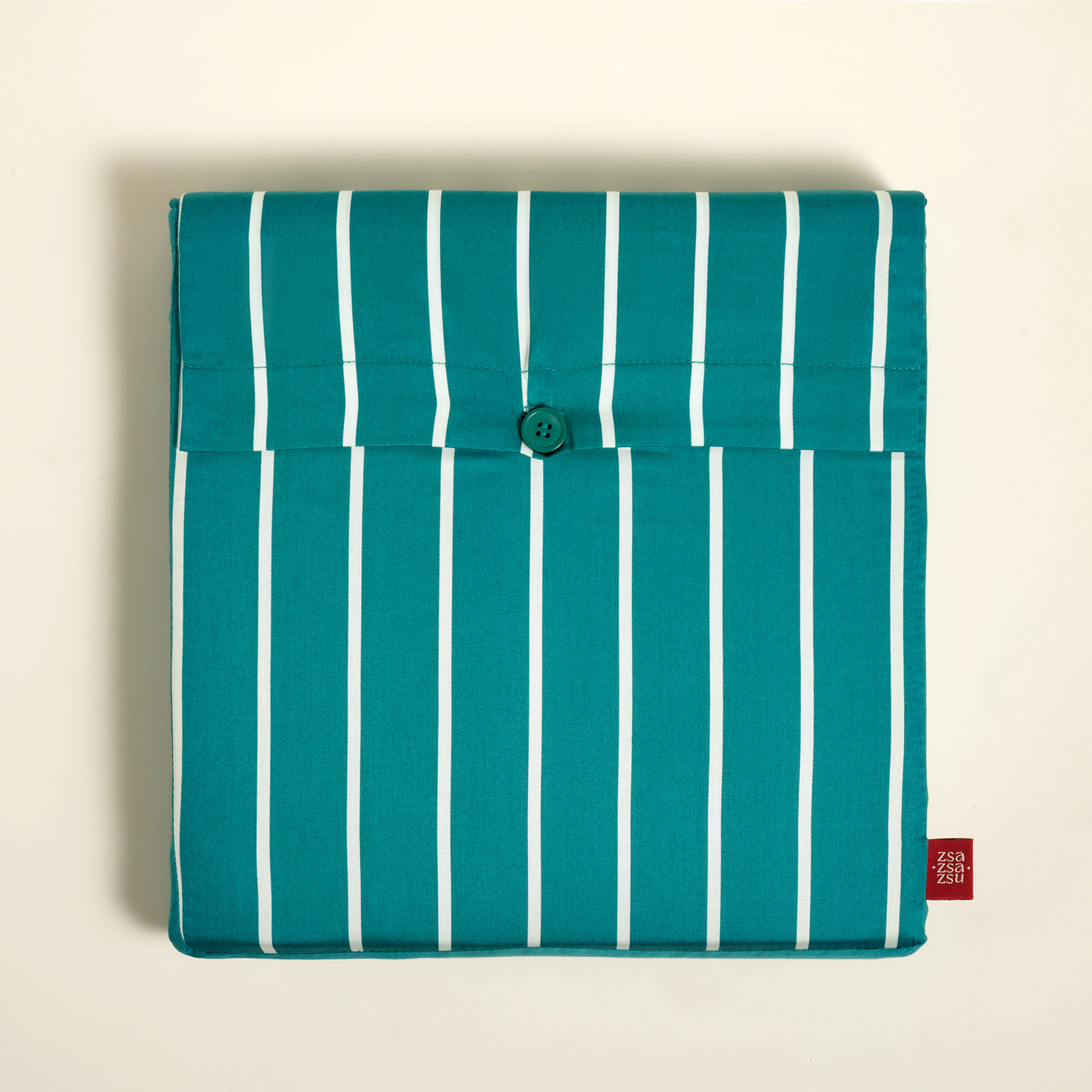 Solıd Koyu Yeşil Tek Kişilik Pamuk Saten Nevresim Seti