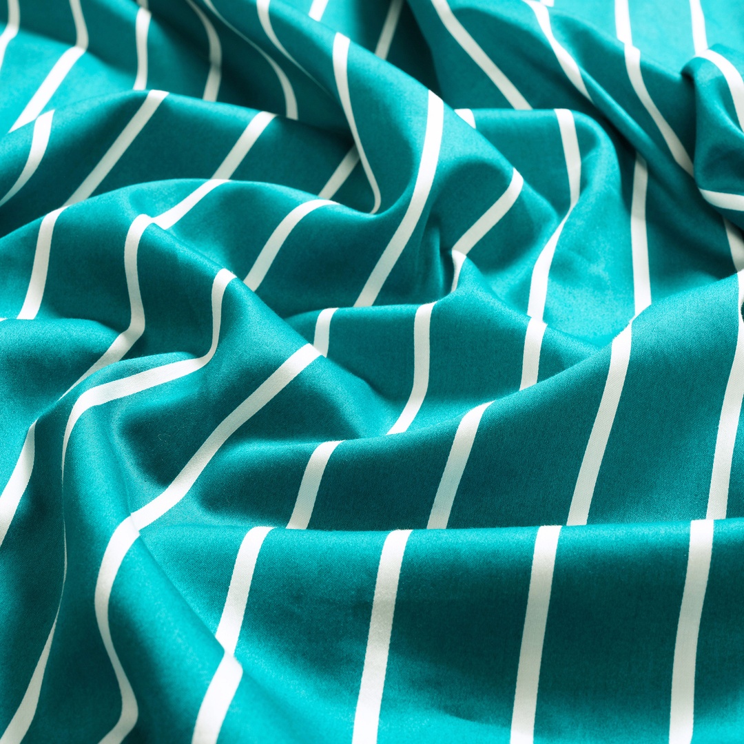 Solıd Koyu Yeşil Tek Kişilik Pamuk Saten Nevresim Seti