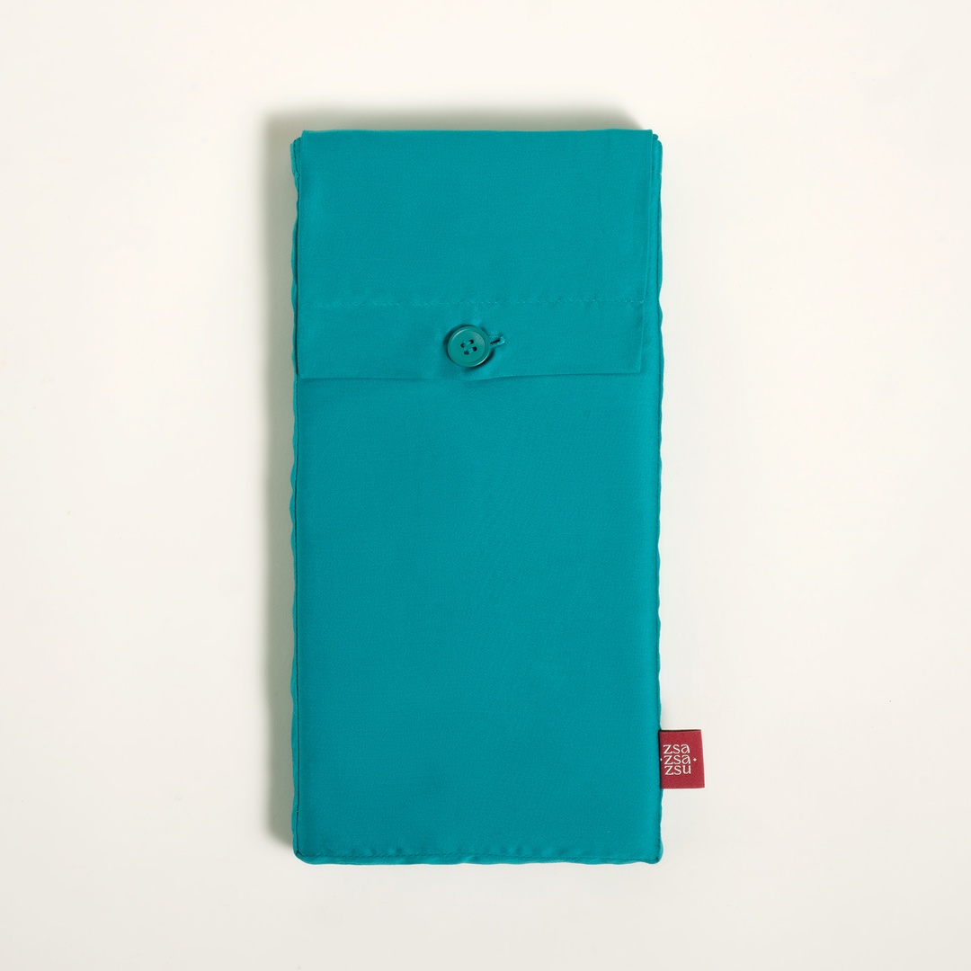 Solıd Koyu Yeşil 2'li Pamuk Saten Yastık Kılıfı