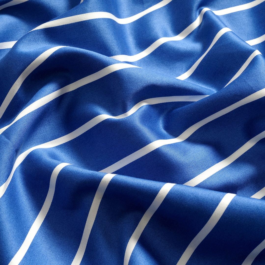 Solıd Koyu Mavi Tek Kişilik Pamuk Saten Nevresim Seti