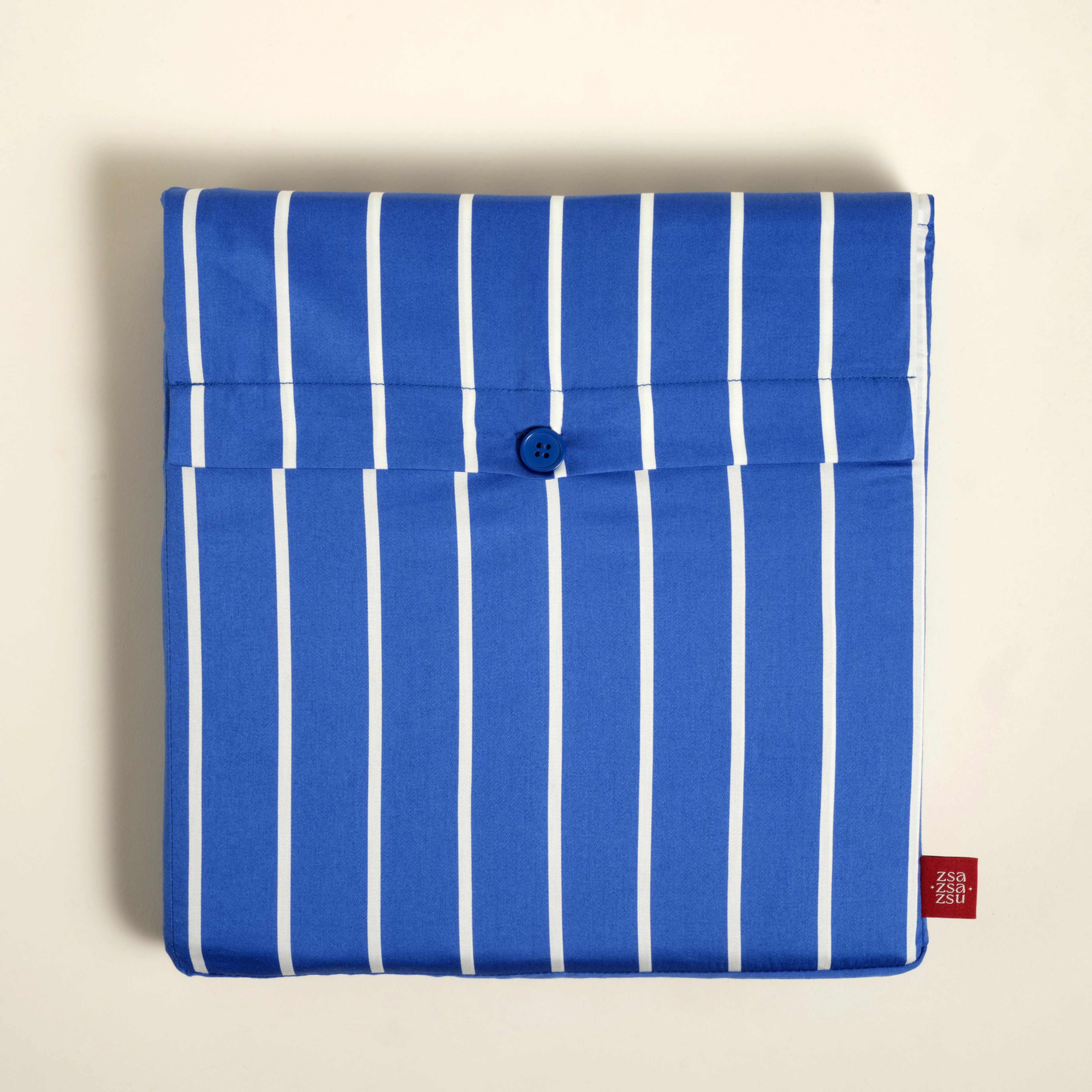 Solıd Koyu Mavi Tek Kişilik Pamuk Saten Nevresim Seti