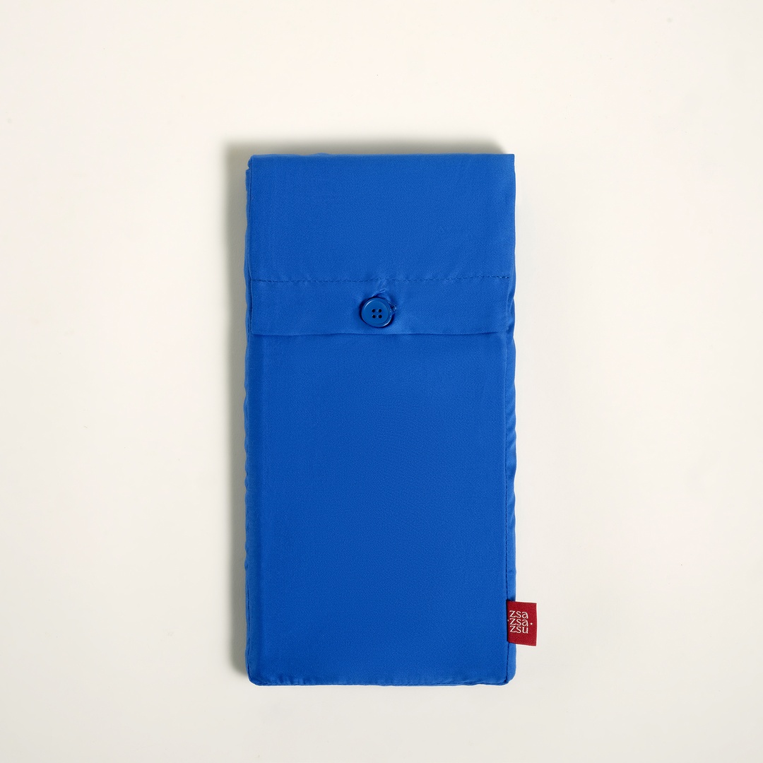 Solıd Koyu Mavi 2'li Pamuk Saten Yastık Kılıfı