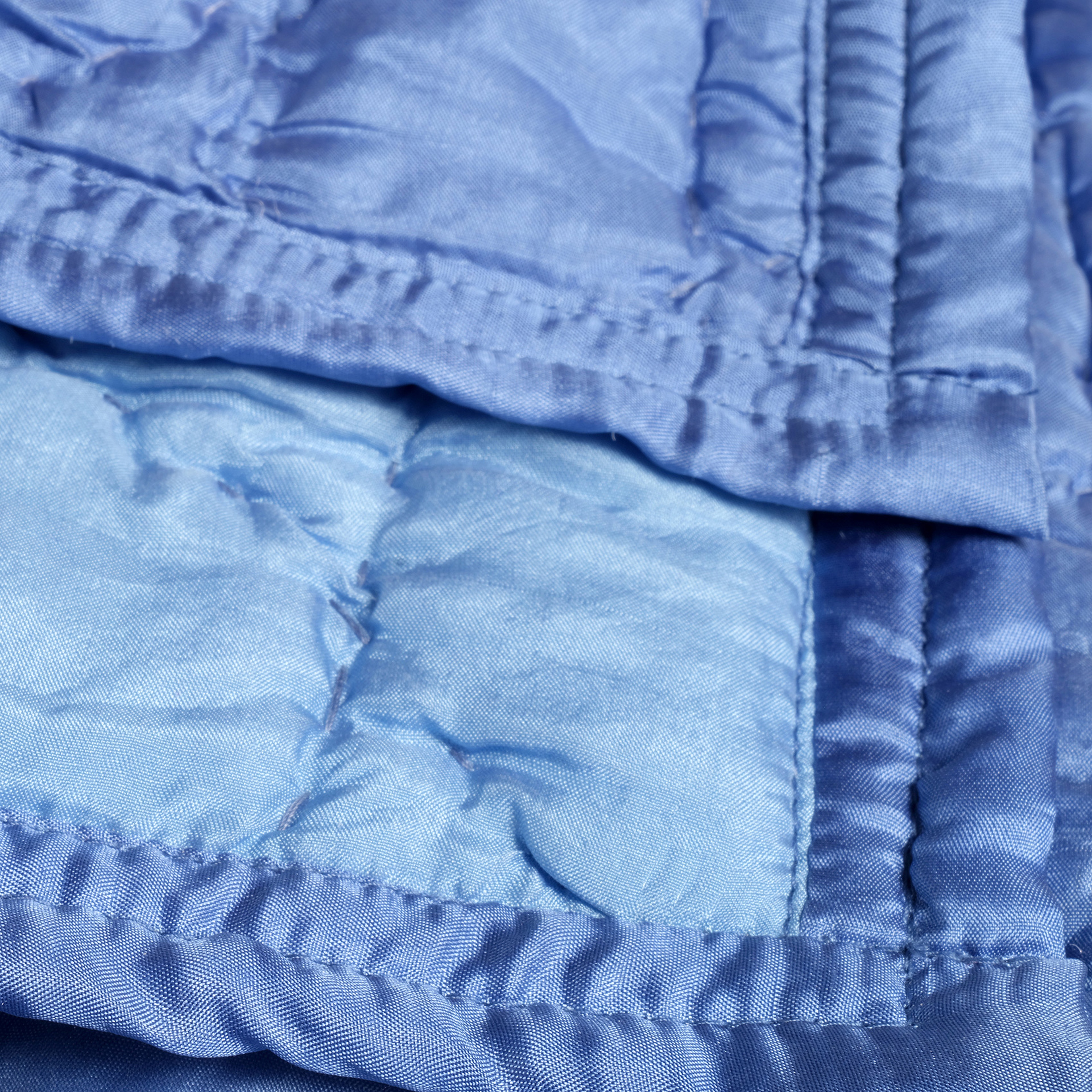 Okhla Çift Kişilik İpek Yatak Örtüsü Seti 240x260 Cm Mavi