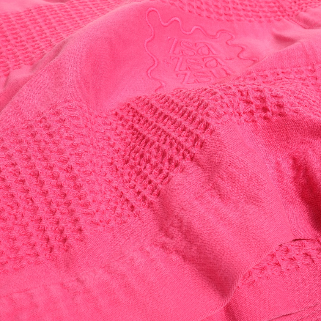 Braga Waffle Çift Kişilik Pamuk Pike 200x220 Cm Fuşya