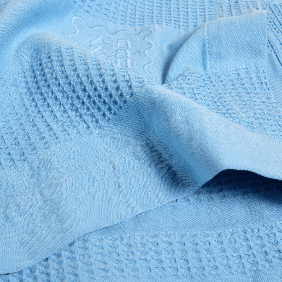 Braga Mavi Çift Kişilik Pamuk Pike