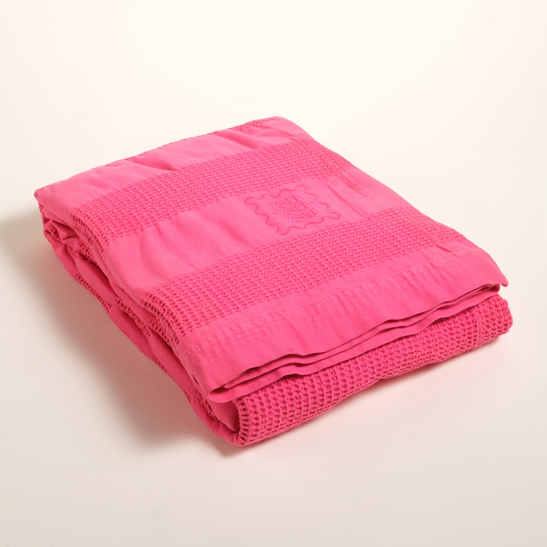 Braga Fuşya Kıng Sıze Pamuk Pike