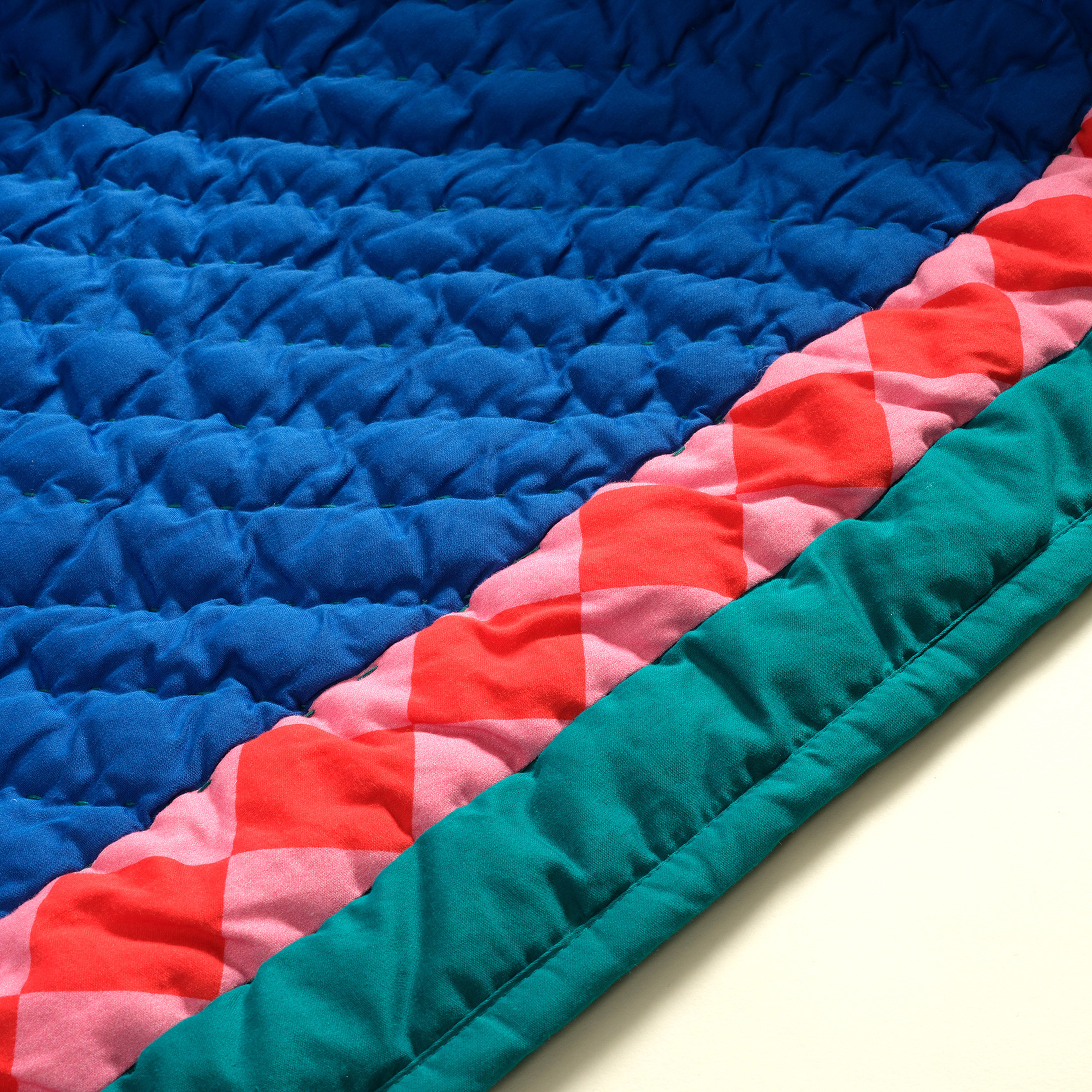 Uttar Kapitoneli 300 Tc Çift Kişilik Pamuk Saten Yatak Örtüsü Seti 240x260 Cm Koyu Mavi