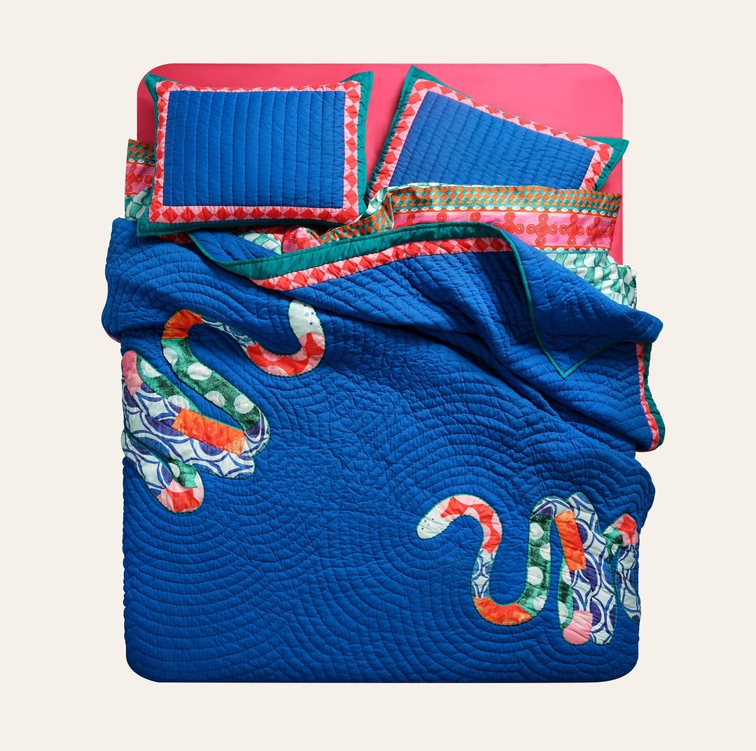 Uttar Kapitoneli 300 Tc Çift Kişilik Pamuk Saten Yatak Örtüsü Seti 240x260 Cm Koyu Mavi