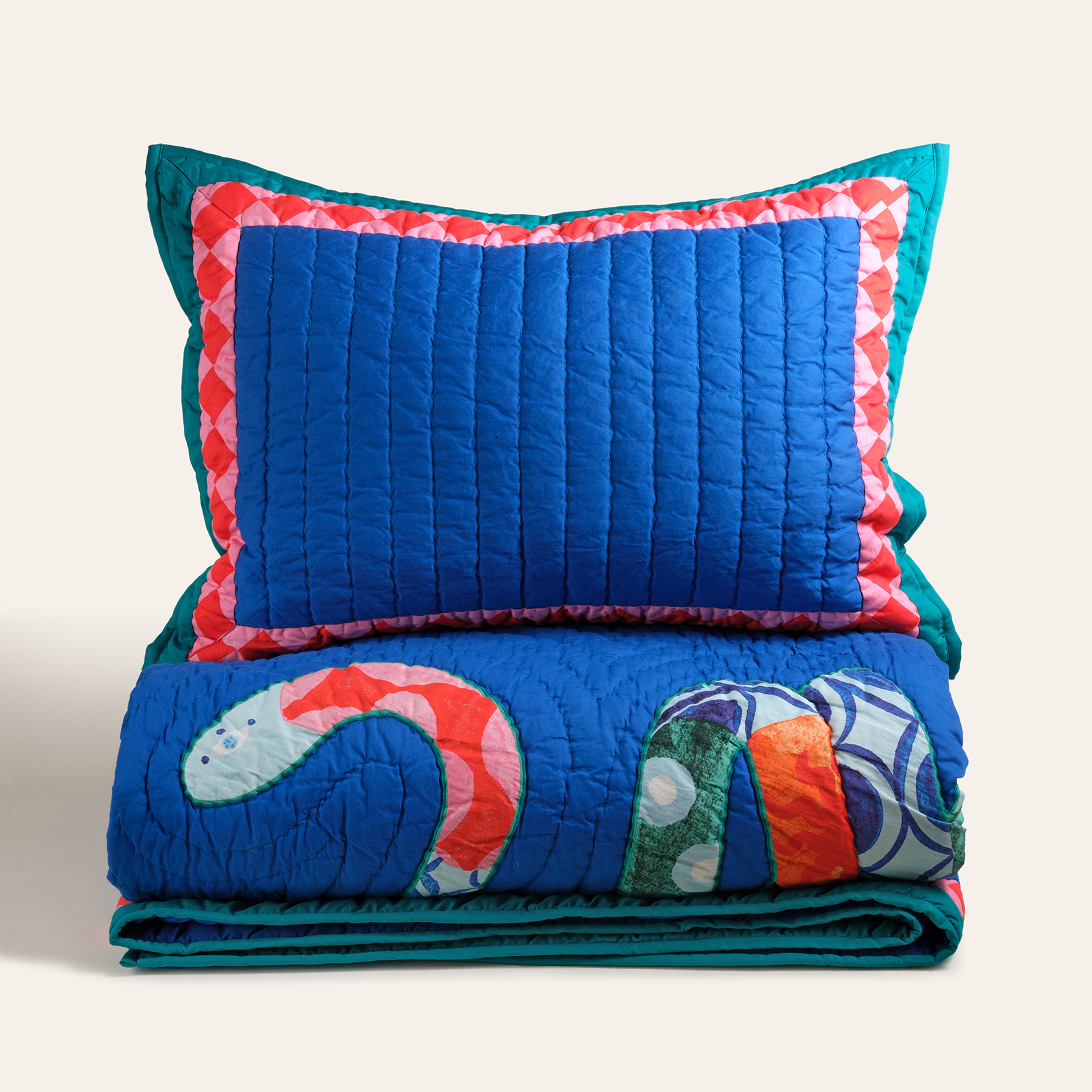 Uttar Kapitoneli 300 Tc Çift Kişilik Pamuk Saten Yatak Örtüsü Seti 240x260 Cm Koyu Mavi