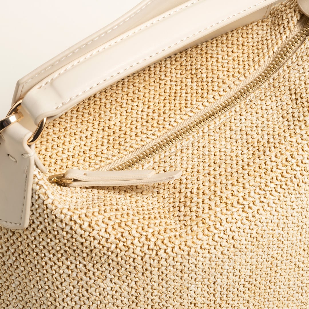 Burgaz Rafya Çanta 28x23x14 Cm Natural