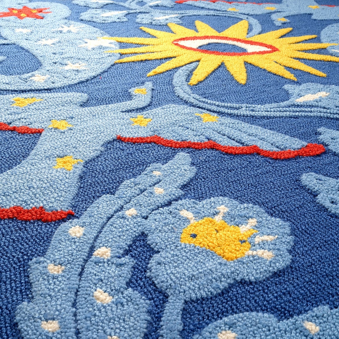 Laxıa Polyester Halı 160x230 Cm Mavi