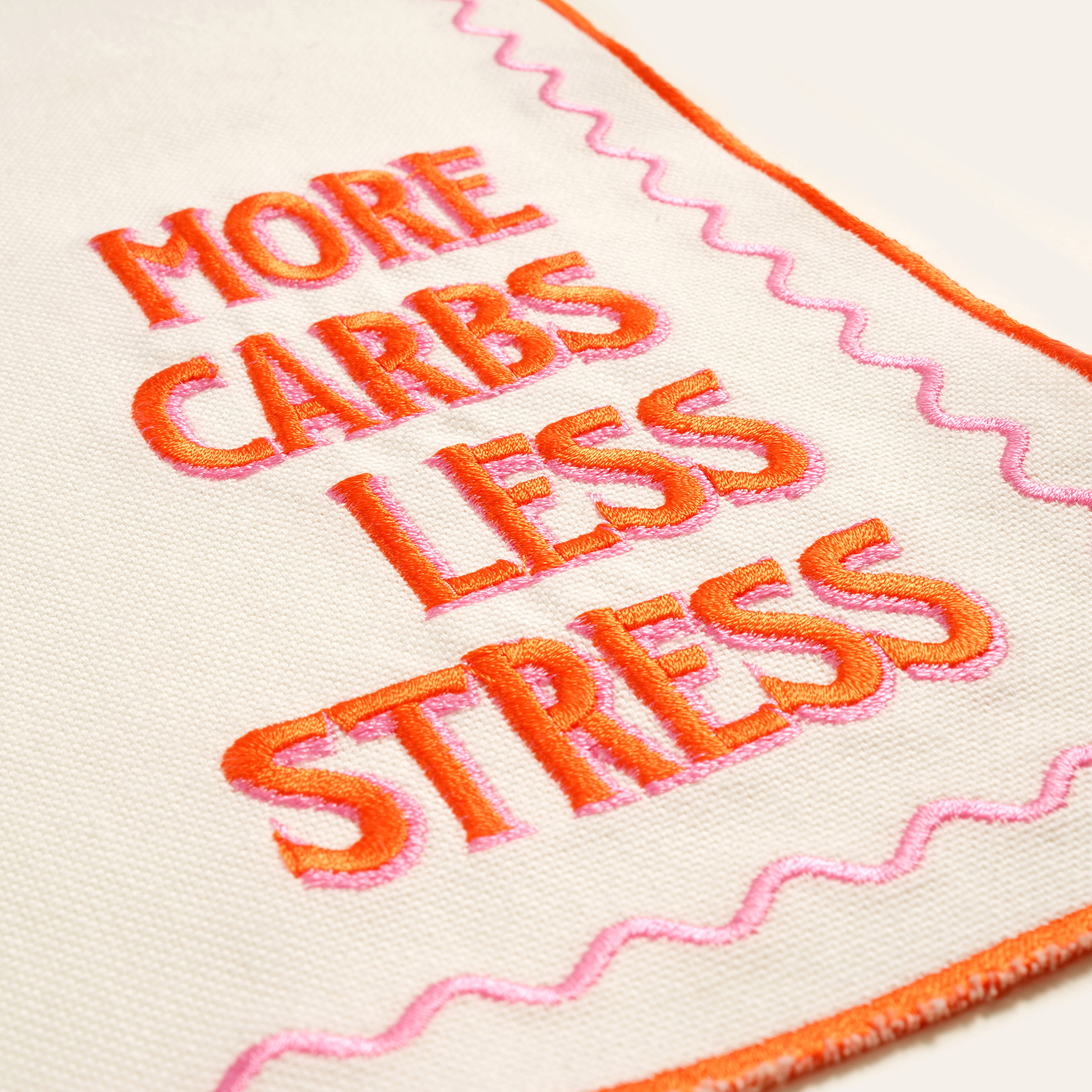 Nilüfer Nakışlı Pamuk Peçete 45x45 Cm Pembe - Kırmızı