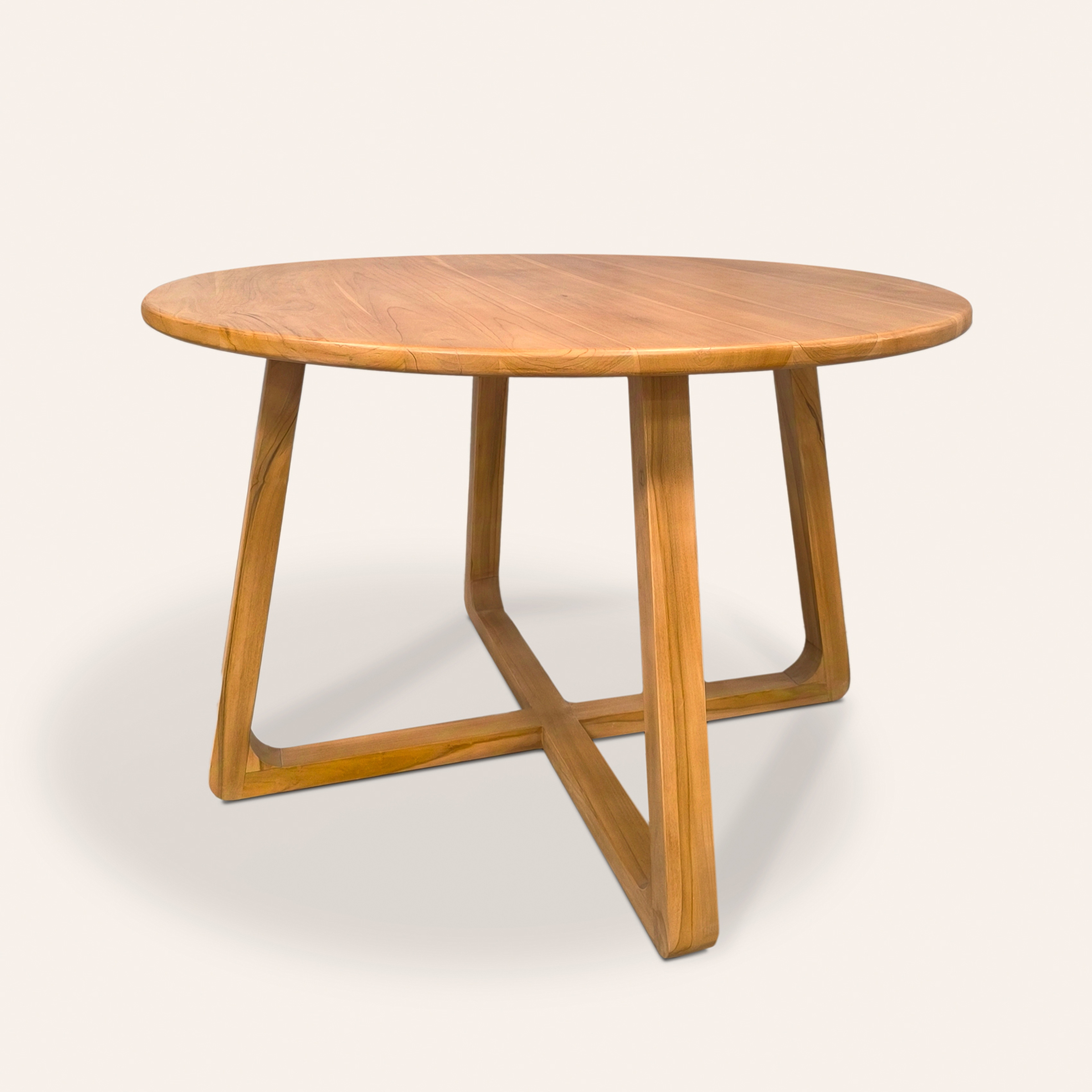 Sumatra Teak Wood Orta Sehpa 90x90x40 Cm Natural