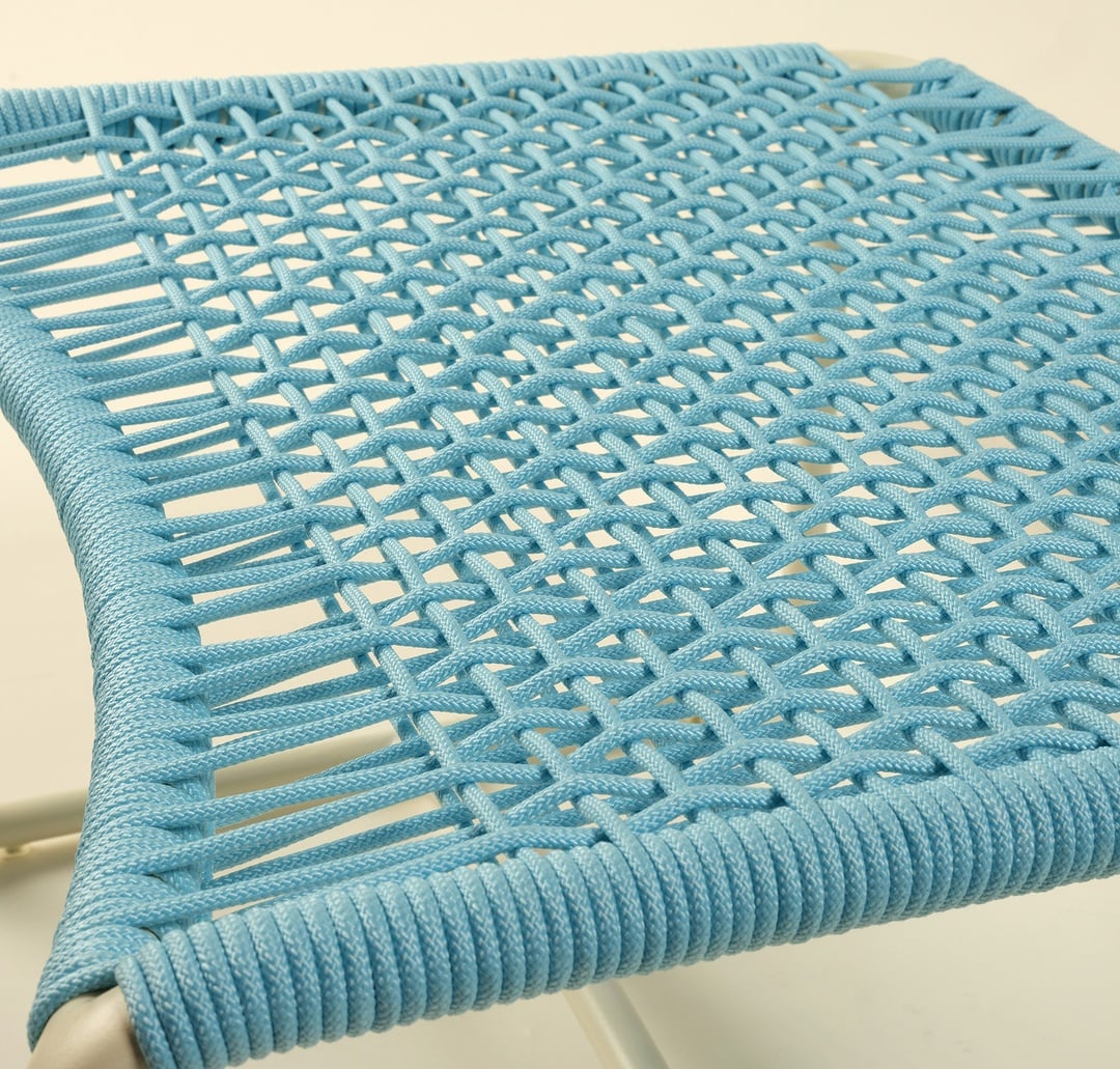 Como Alumınyum Sandalye 81x69x75 Cm Yeşil - Mavi