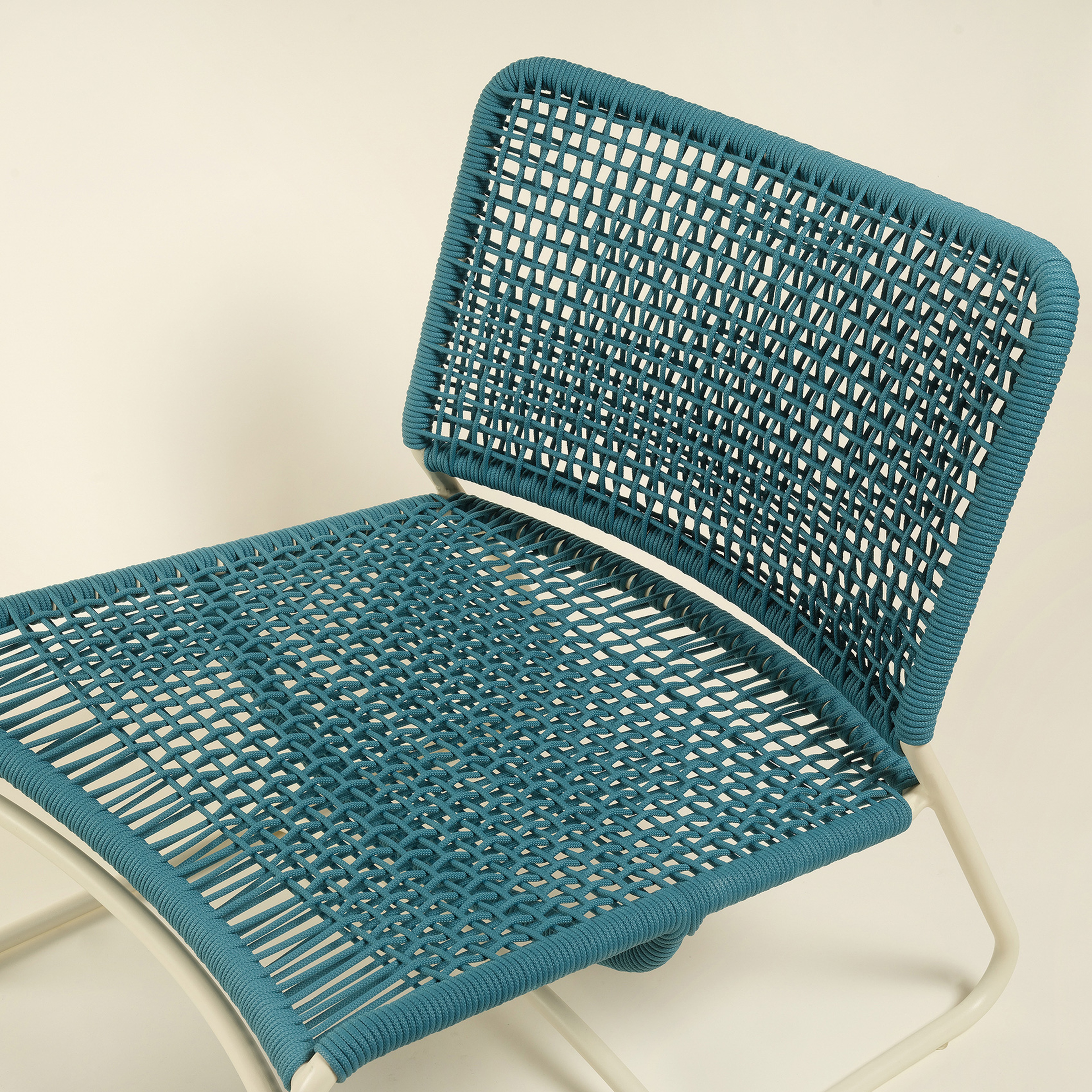 Como Alumınyum Sandalye 81x69x75 Cm Yeşil - Mavi