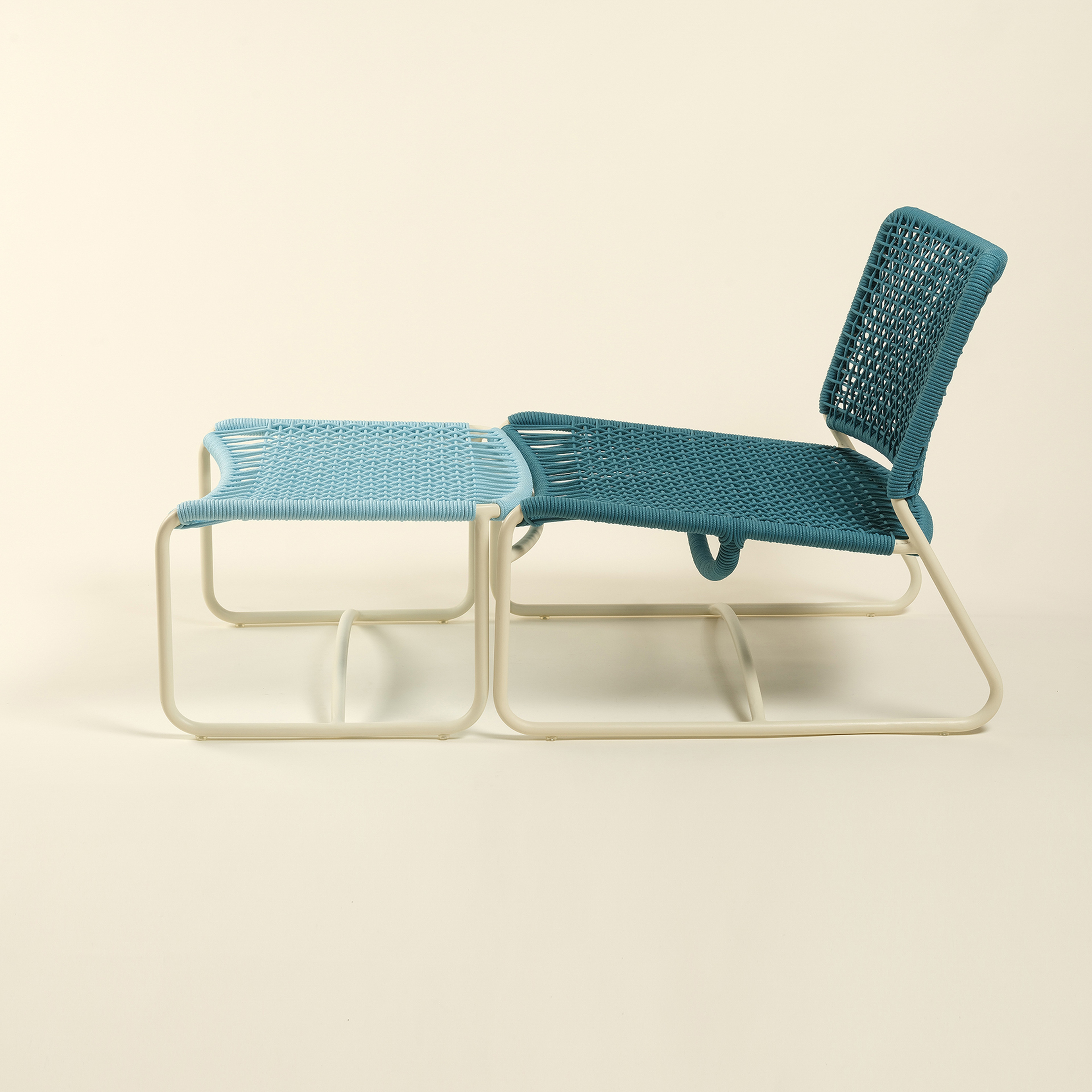 Como Alumınyum Sandalye 81x69x75 Cm Yeşil - Mavi