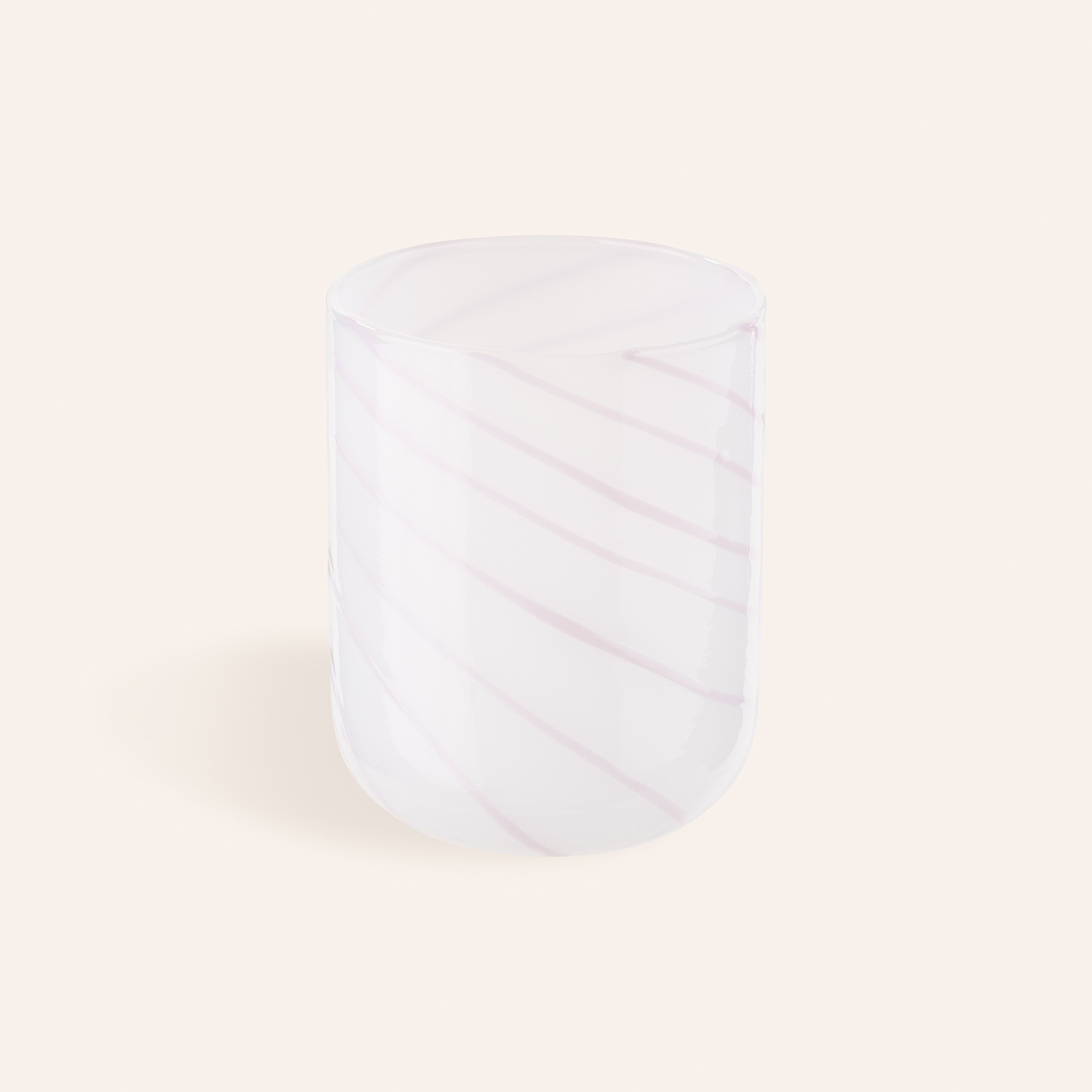 Henan Borosilikat Cam Su Bardağı 300 Ml Pembe