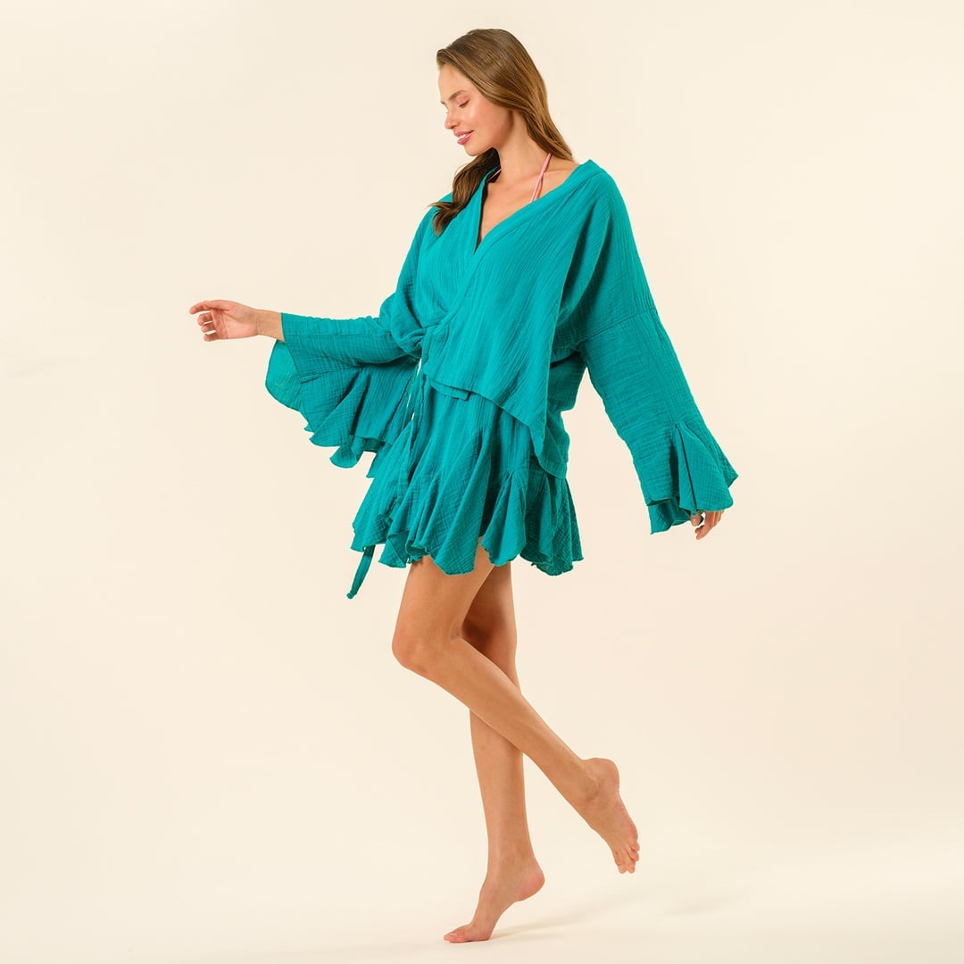 Protı Müslin Bluz - Yeşil