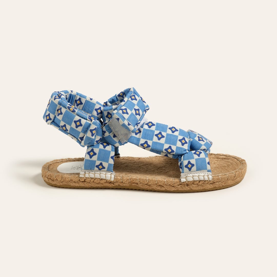 Florya Jüt Sandalet 37-40 Mavi