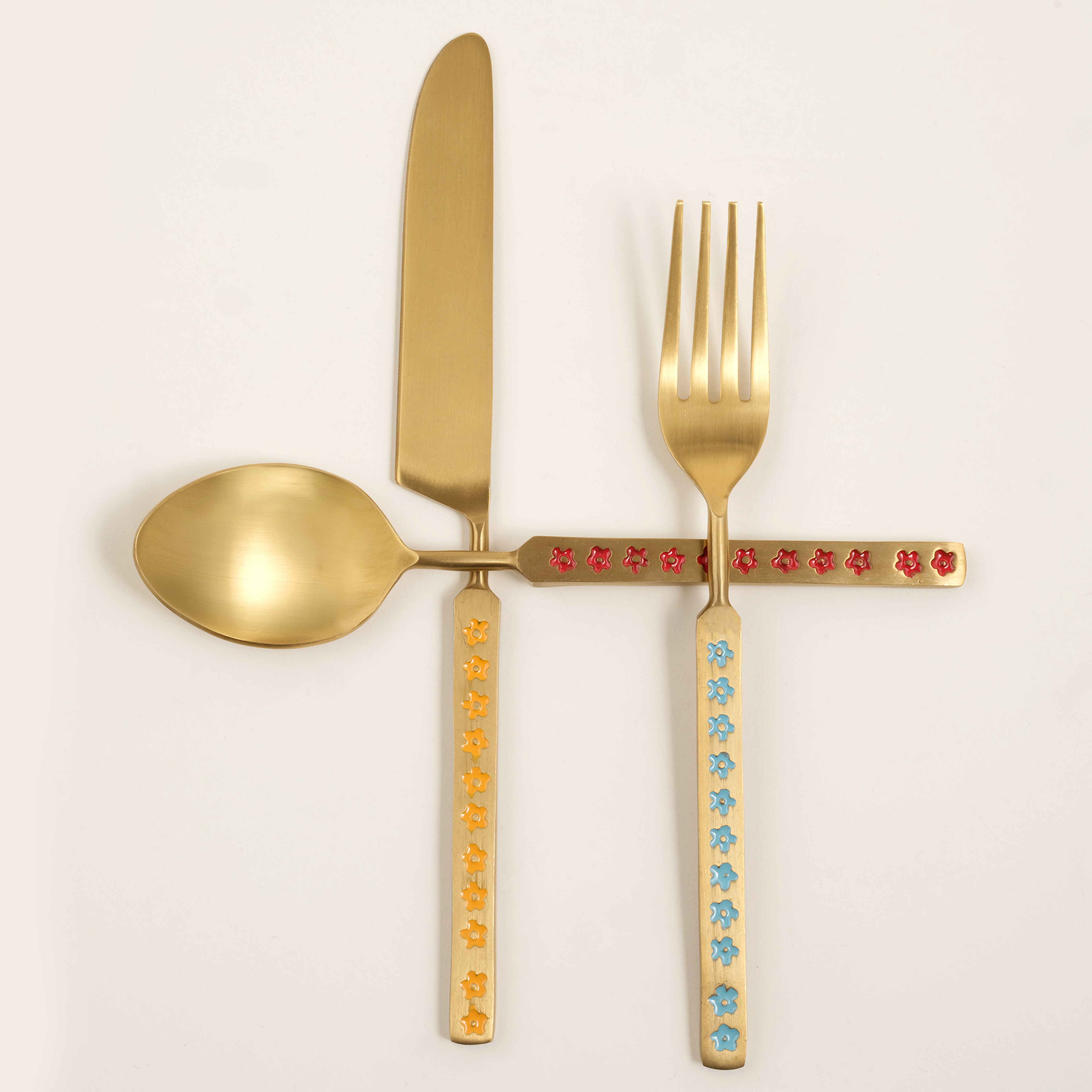 Rampur Çelik Servis Seti 5x15x2 Cm Renkli