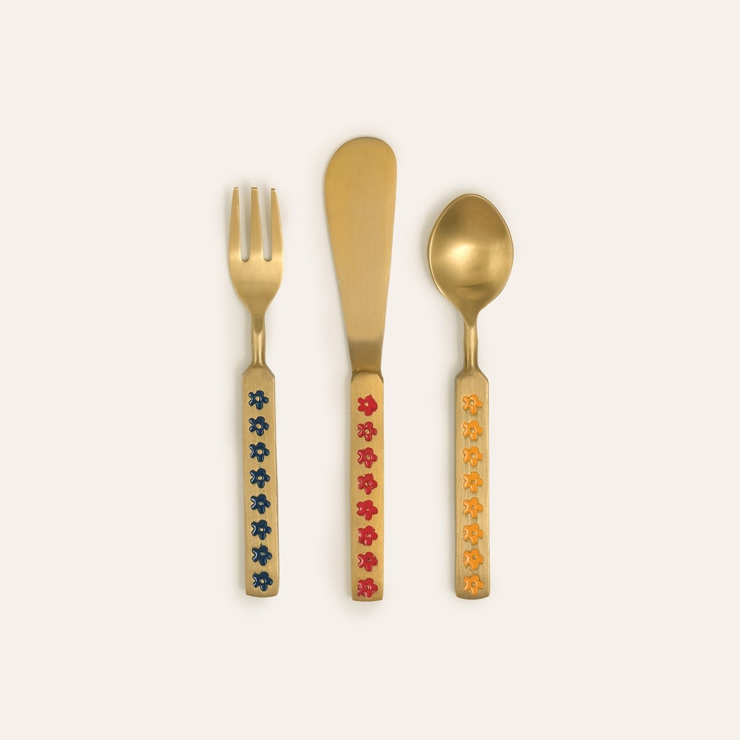 Rampur Çelik Servis Seti 10x15x2 Cm Renkli