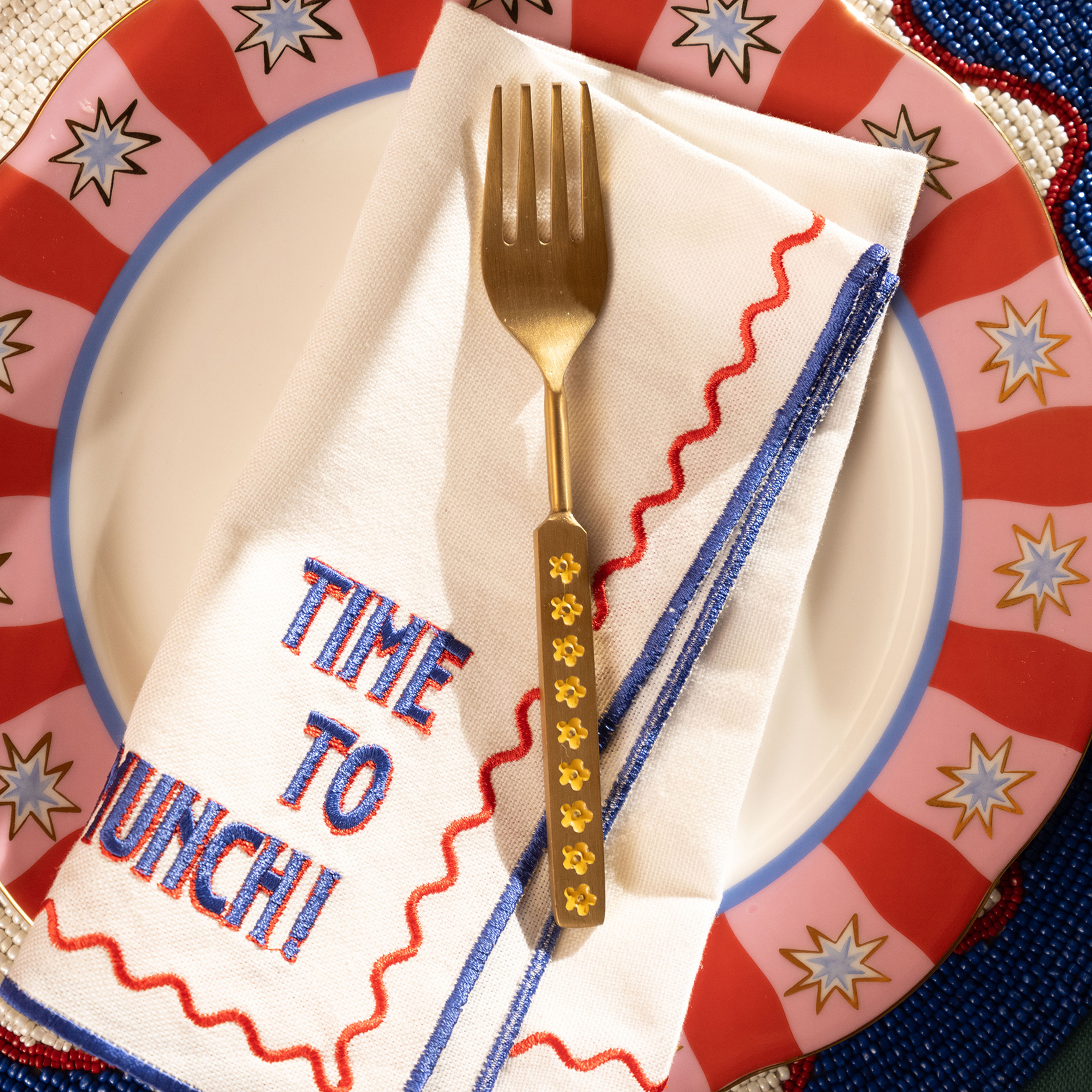 Rampur Çelik Servis Seti 4x20x0.2 Cm Renkli